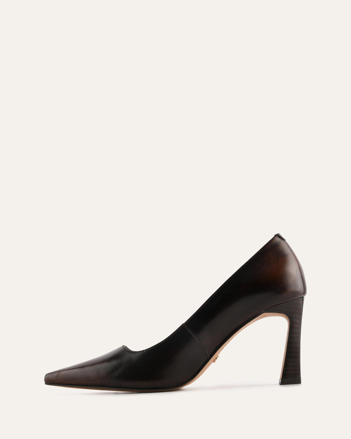 LAWSEN HIGH HEELS CHOCOLATE LEATHER