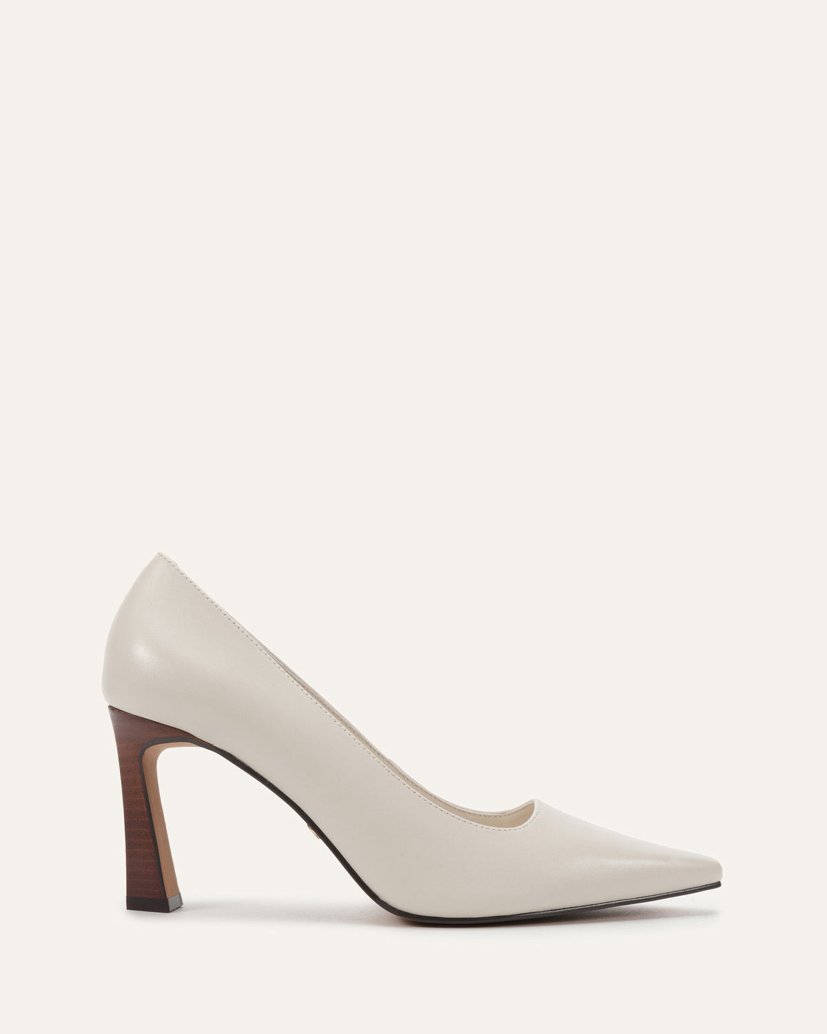 LAWSEN HIGH HEELS MILK WHITE LEATHER