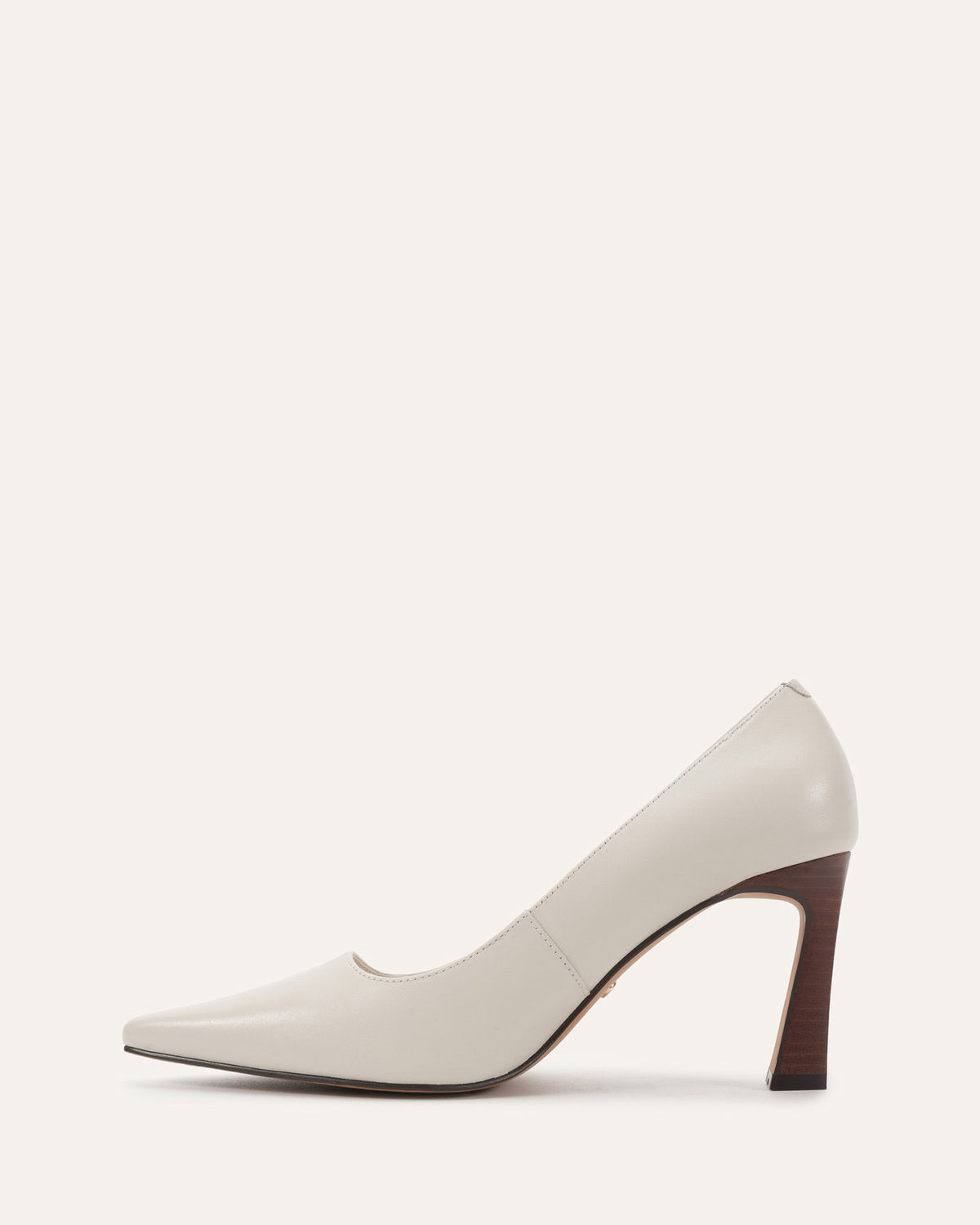 LAWSEN HIGH HEELS MILK WHITE LEATHER