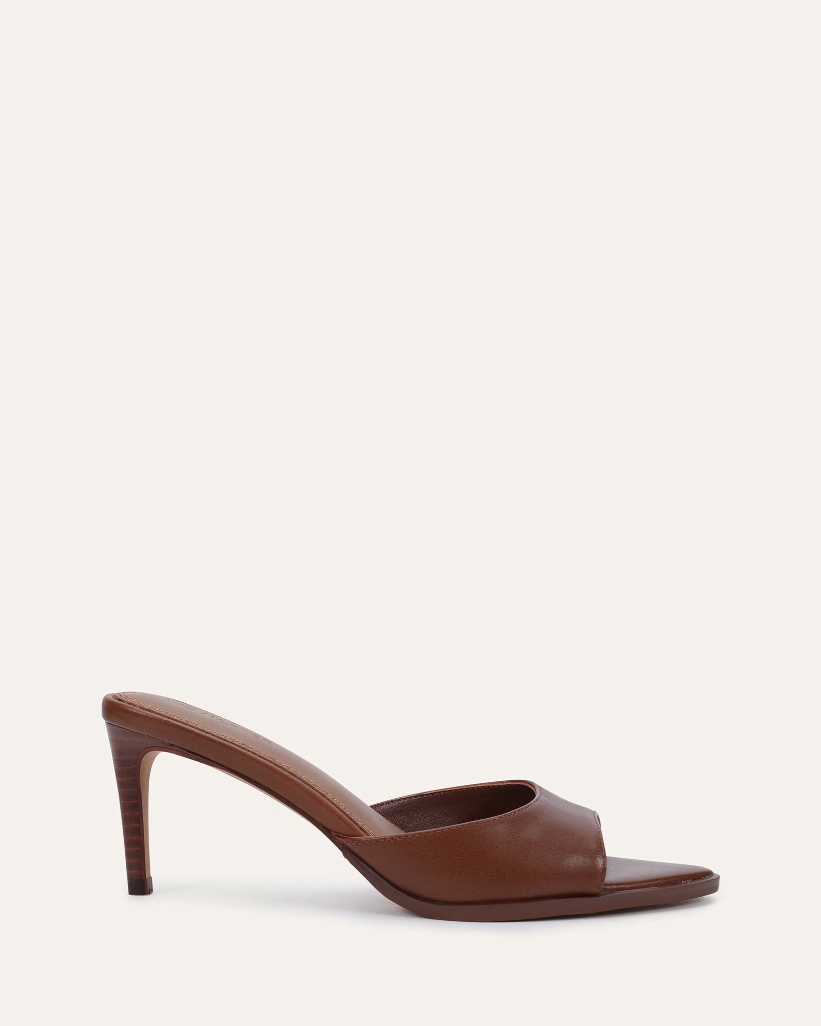 LEE MID HEEL SANDALS PECAN LEATHER image