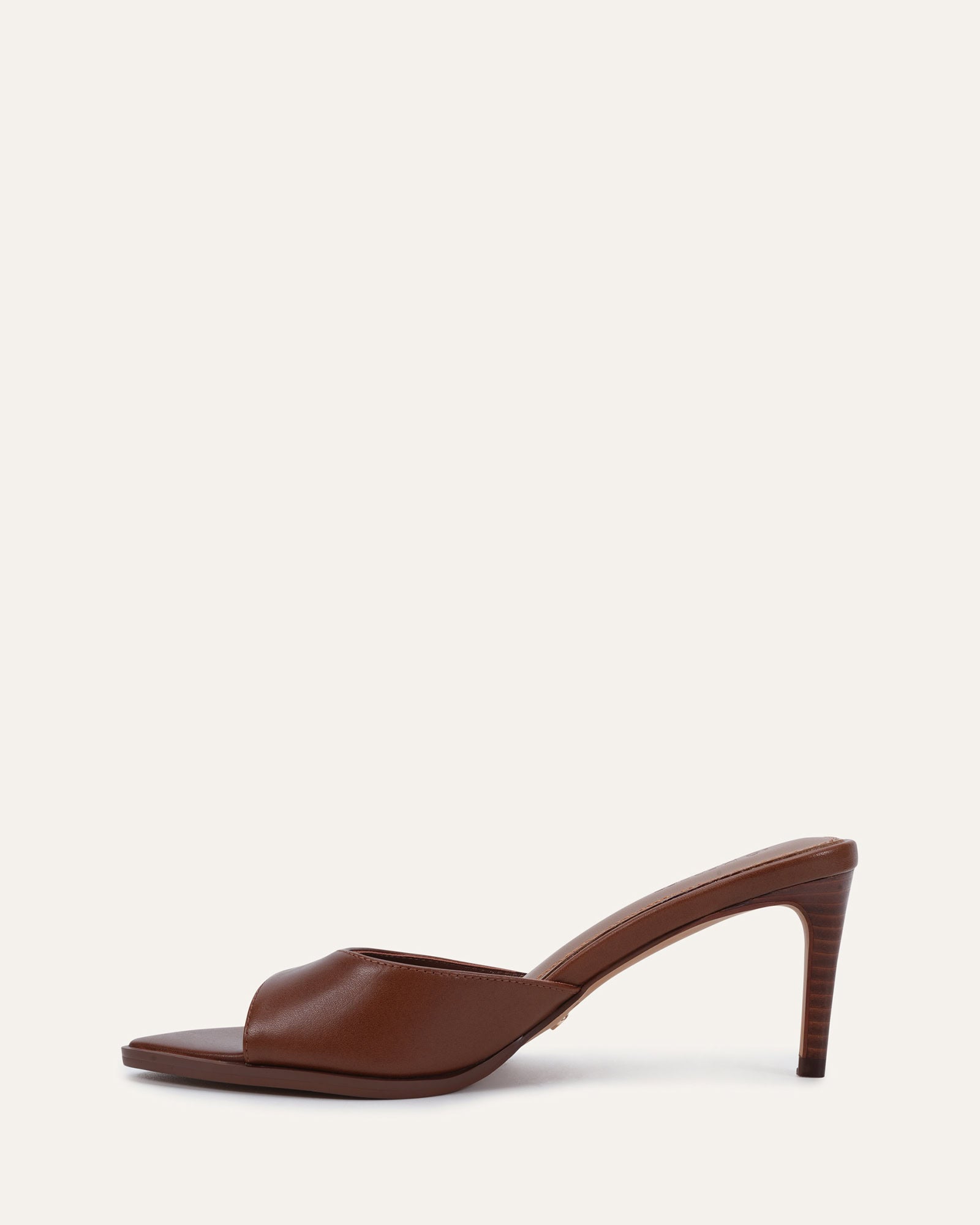 LEE MID HEEL SANDALS PECAN LEATHER image