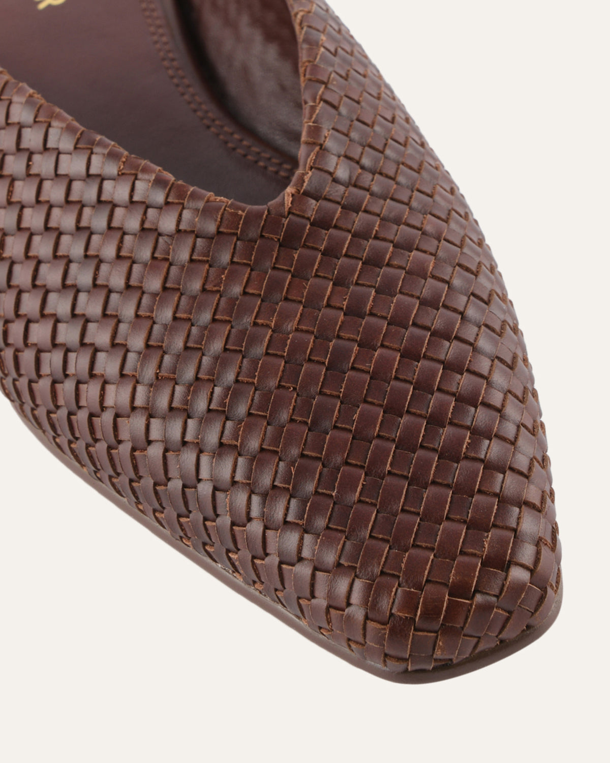 LENA DRESS FLATS PECAN LEATHER