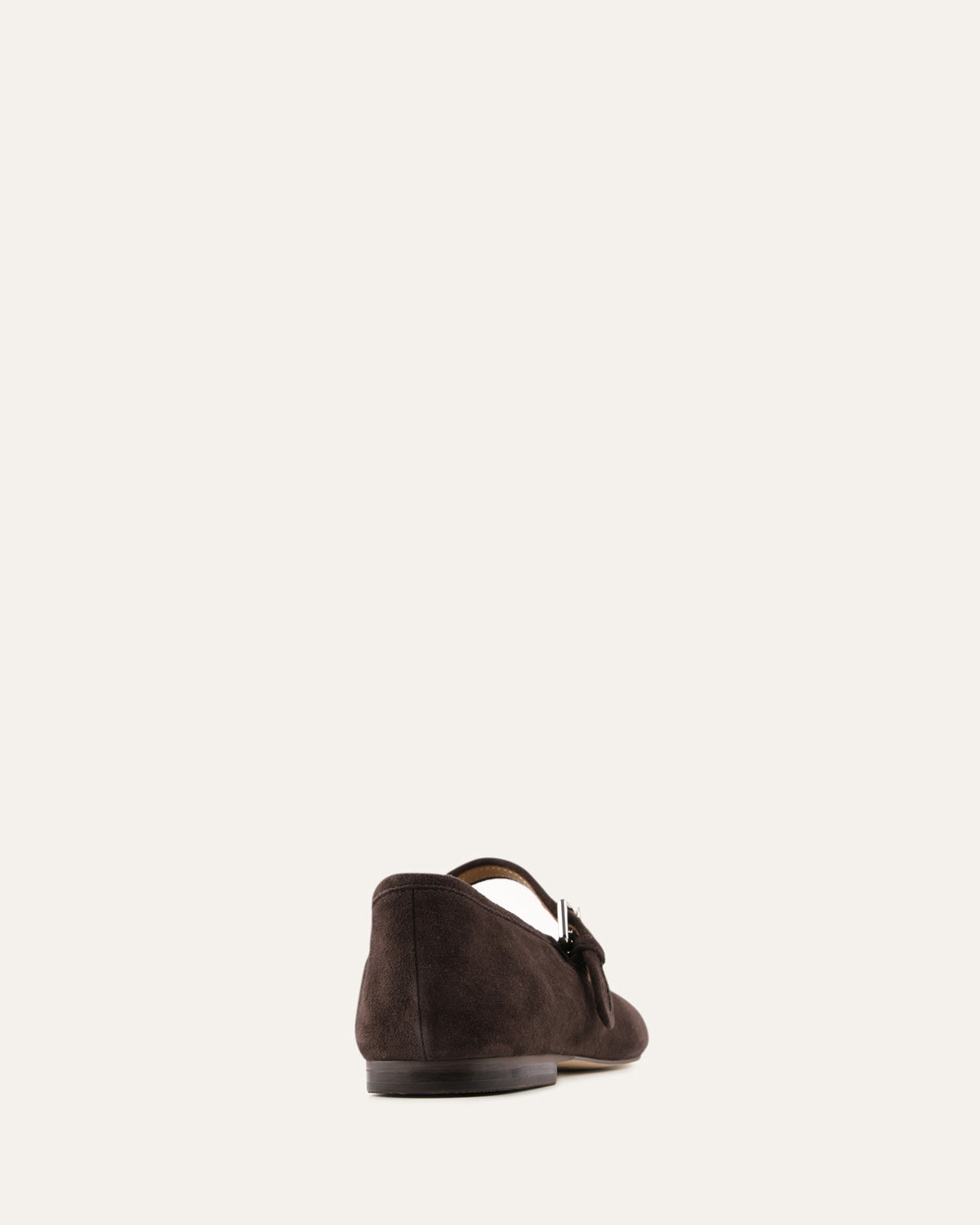 LENNY CASUAL FLATS BITTER CHOC SUEDE