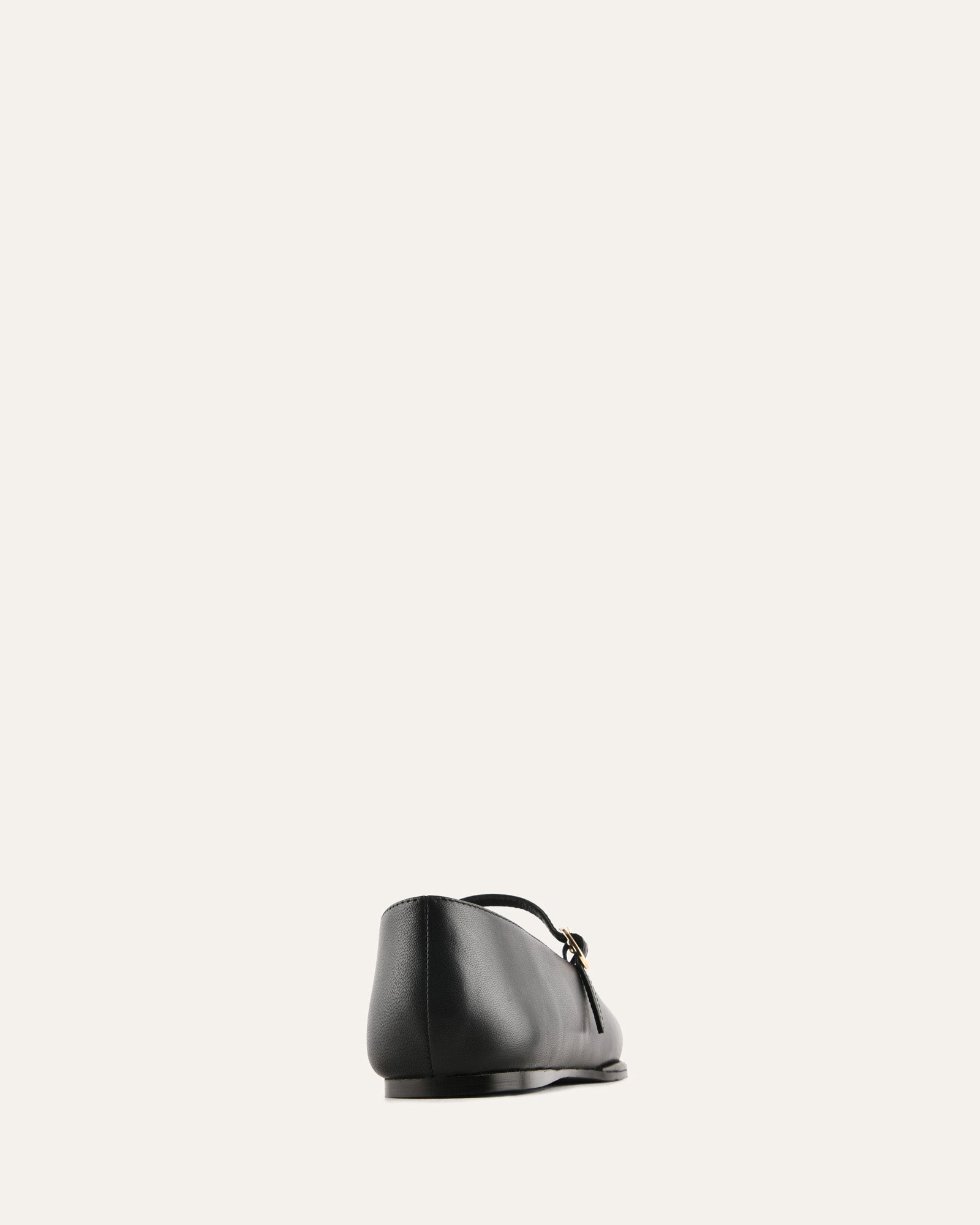 LIANA CASUAL FLATS BLACK LEATHER image