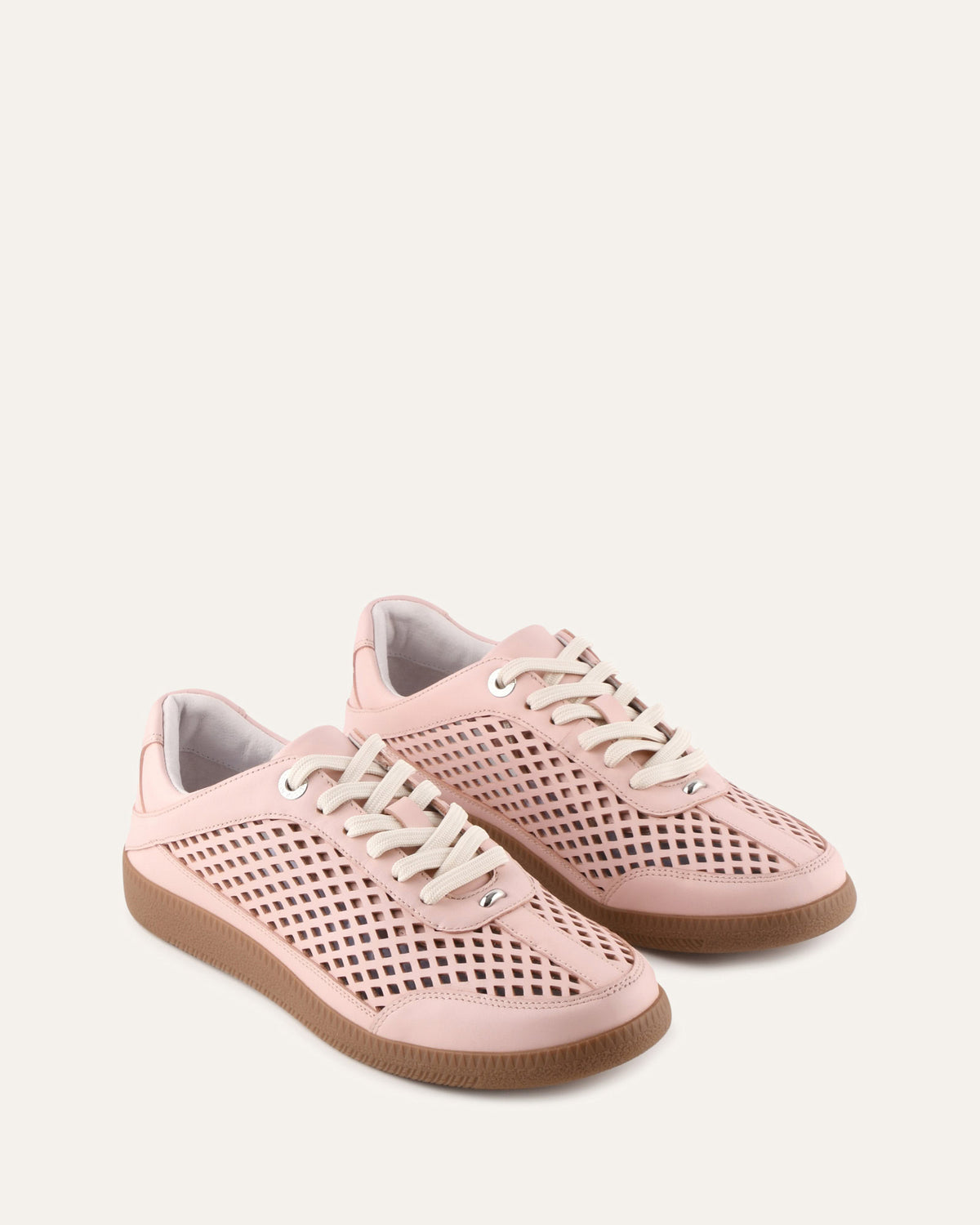 LIDO SNEAKERS PALE PINK LEATHER