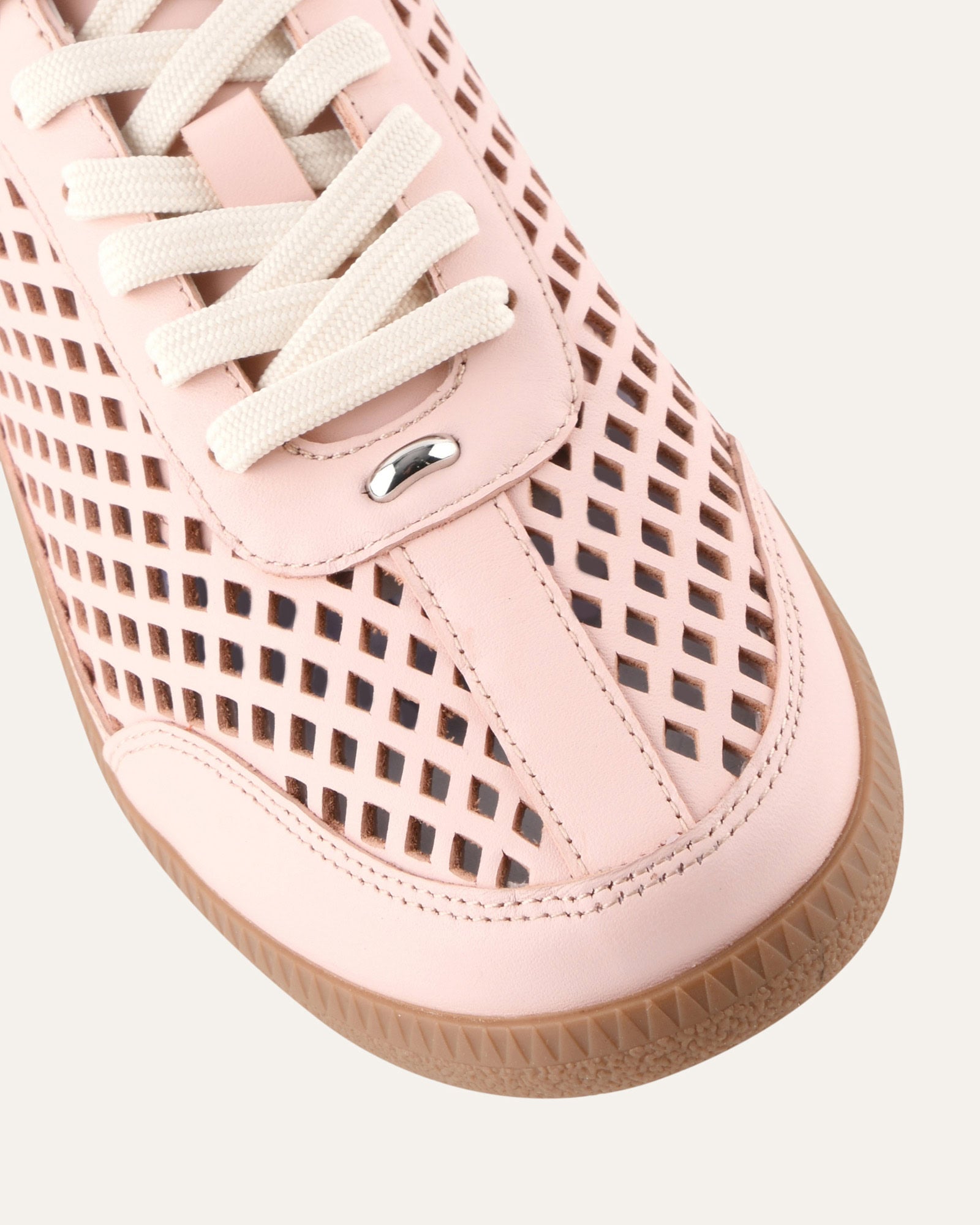 LIDO SNEAKERS PALE PINK LEATHER image