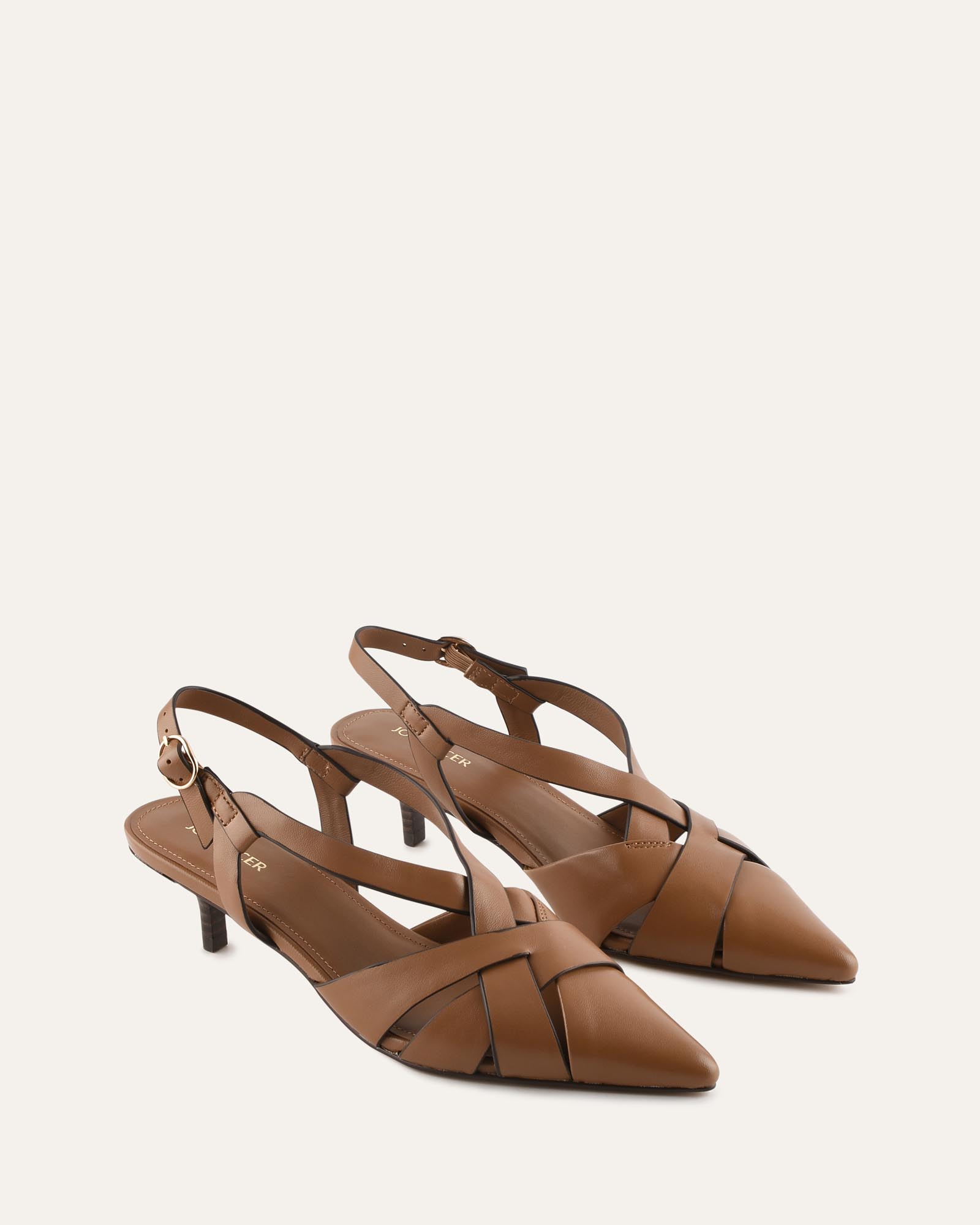 LISANDRA LOW HEELS TUSCAN TAN LEATHER image