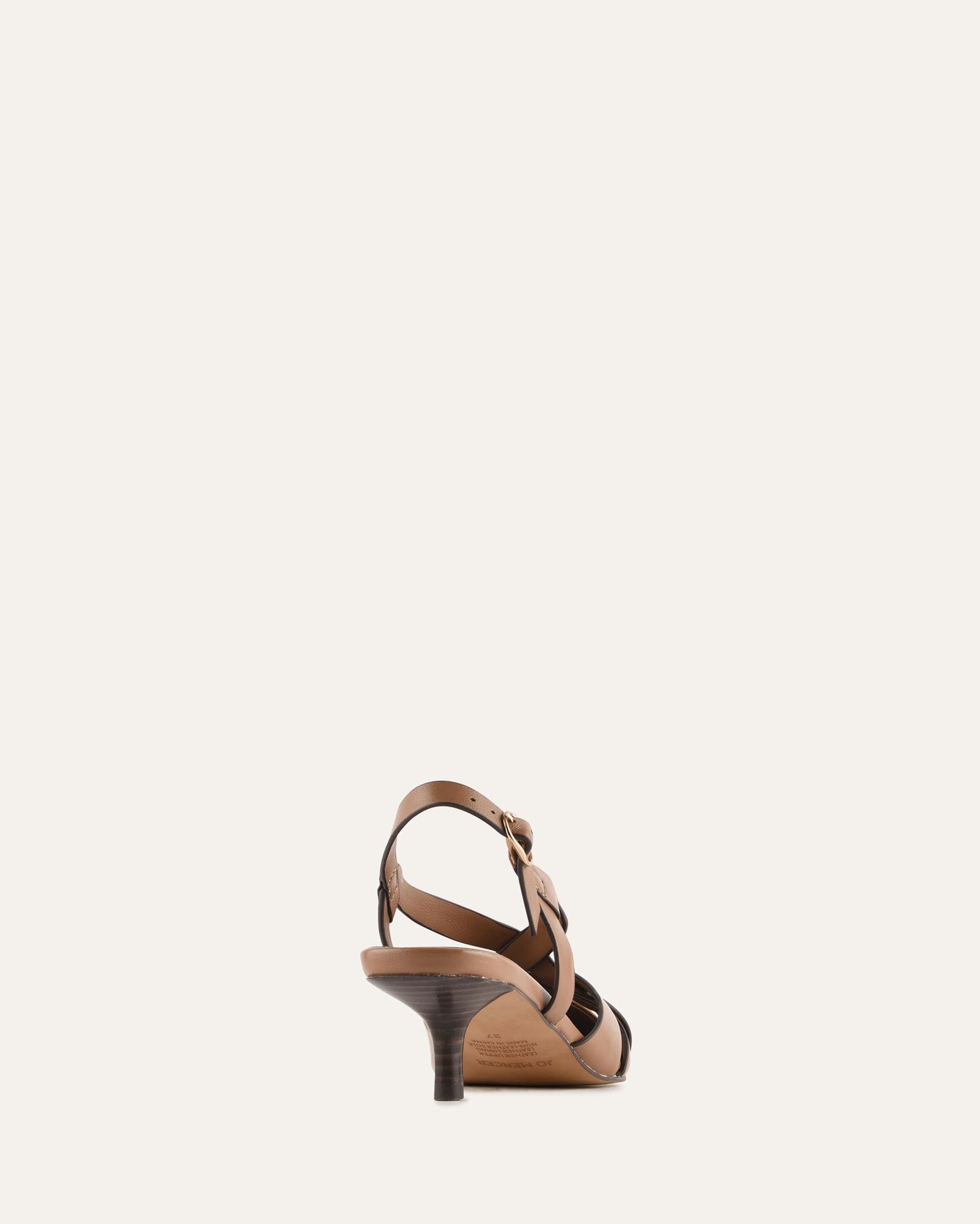 LISANDRA LOW HEELS TUSCAN TAN LEATHER image