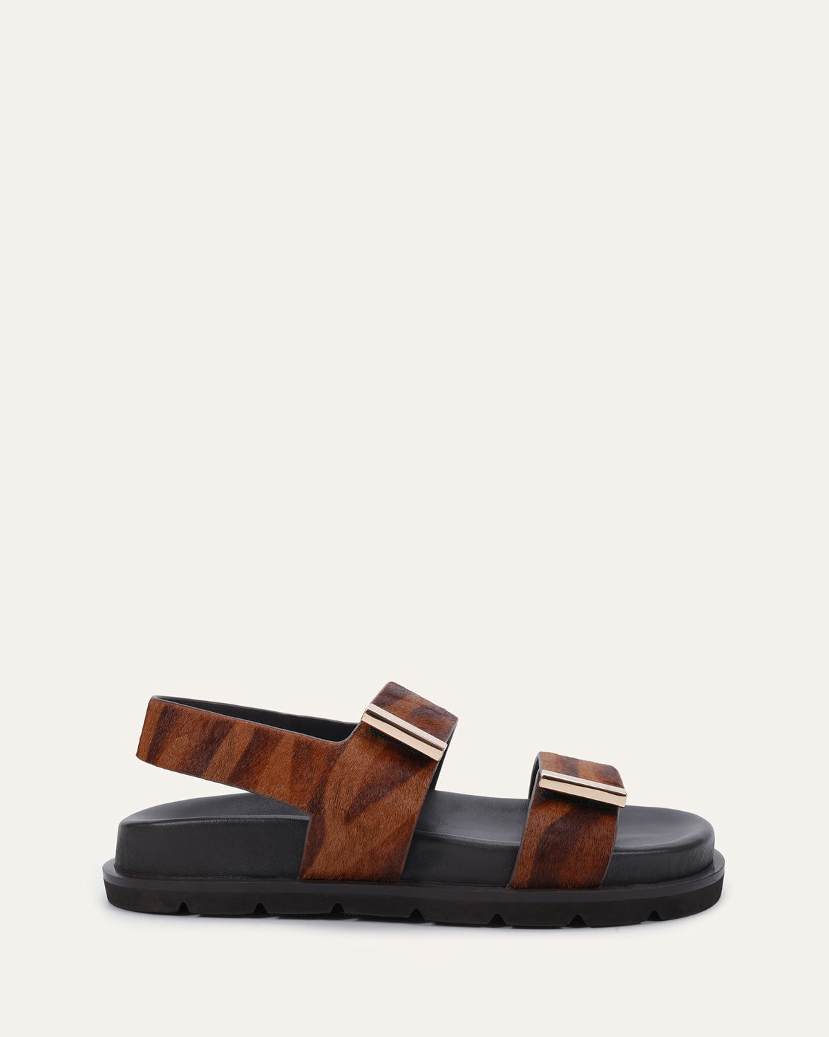 LORENA FLAT SANDALS TIGER STRIPE