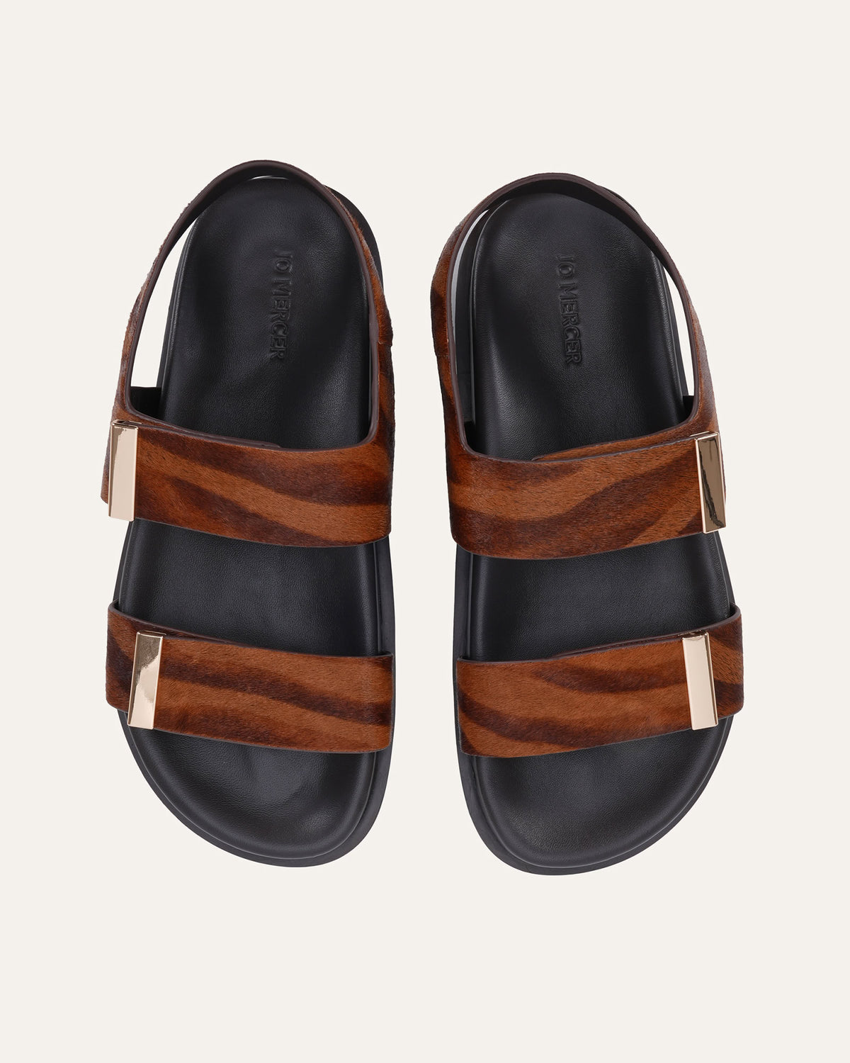 LORENA FLAT SANDALS TIGER STRIPE
