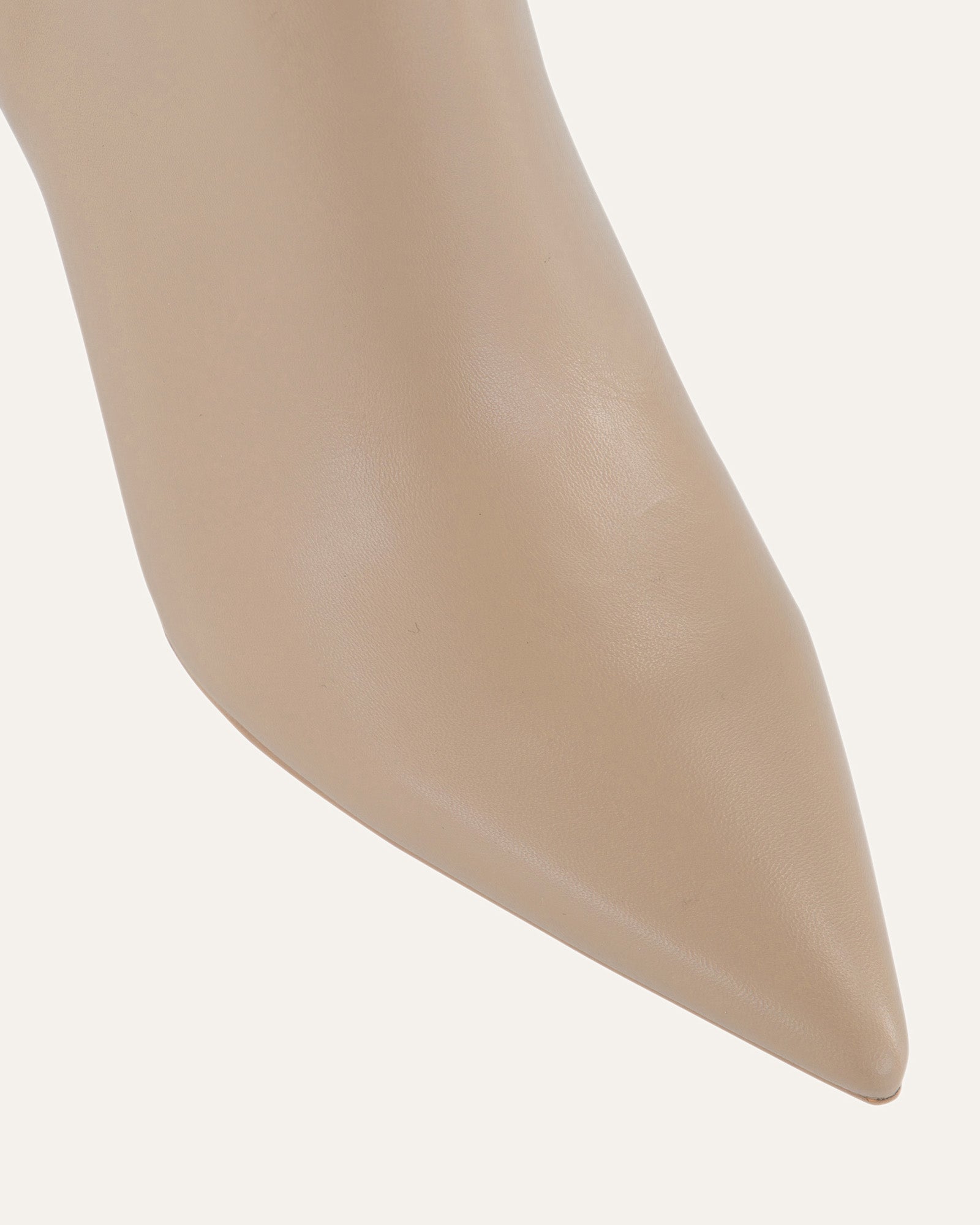 LOTTIE HIGH ANKLE BOOTS TAUPE LEATHER image