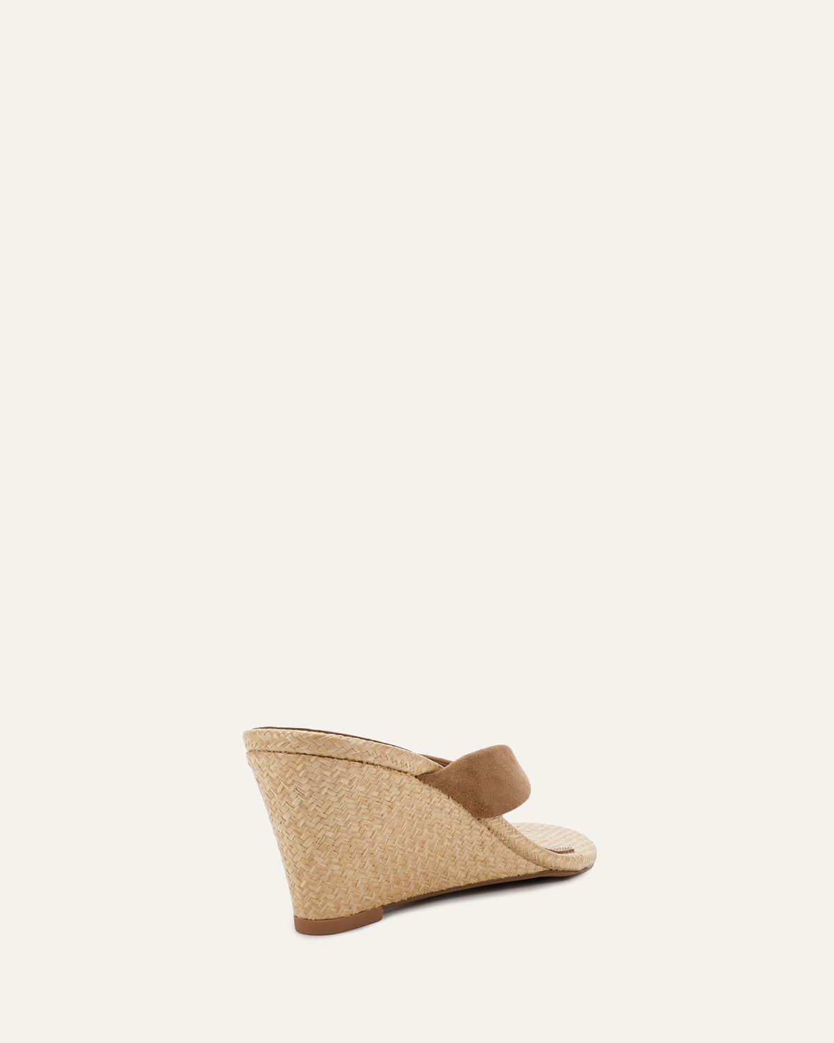 LOU MID WEDGE SANDALS TUSCAN TAN SUEDE