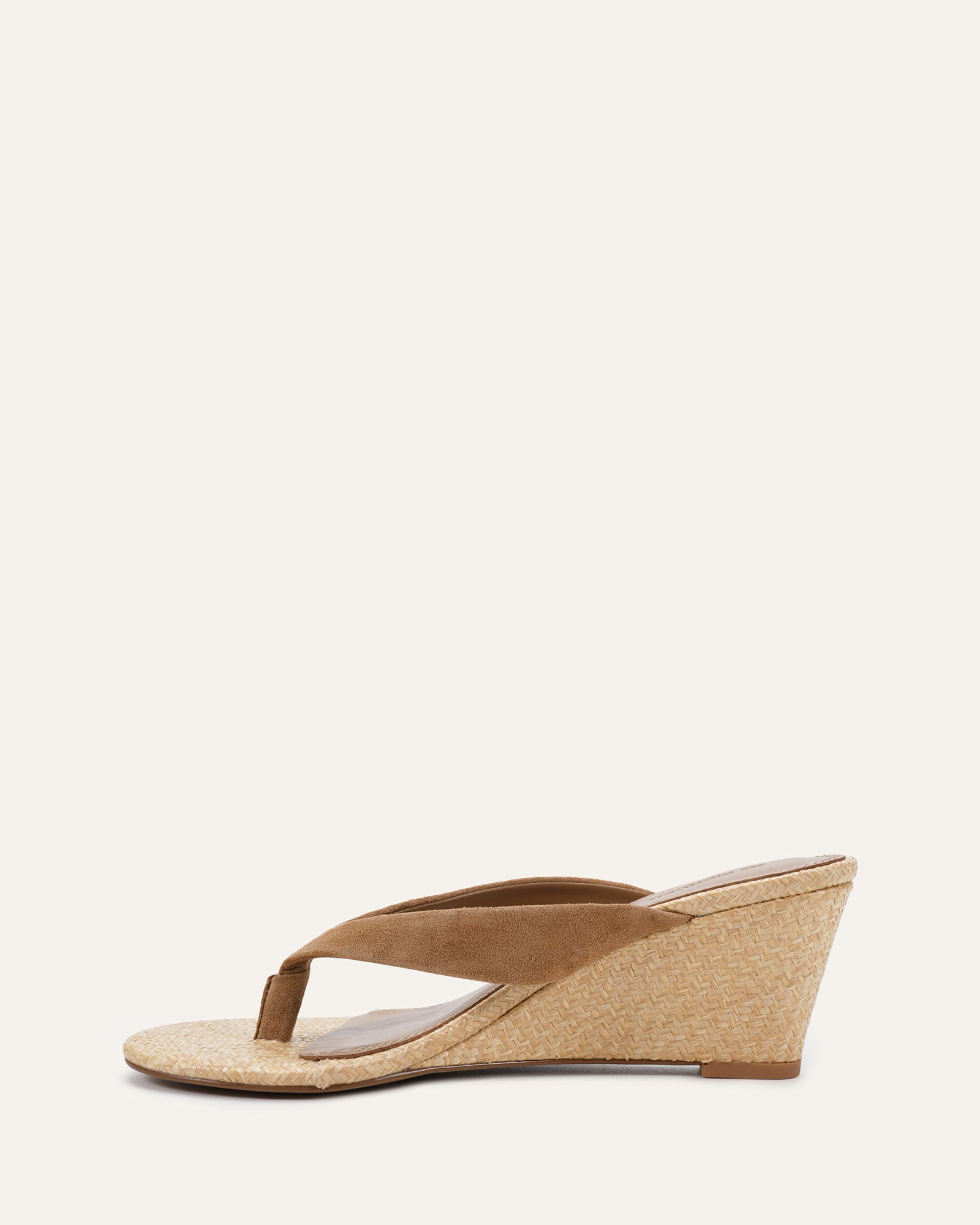 LOU MID WEDGE SANDALS TUSCAN TAN SUEDE image