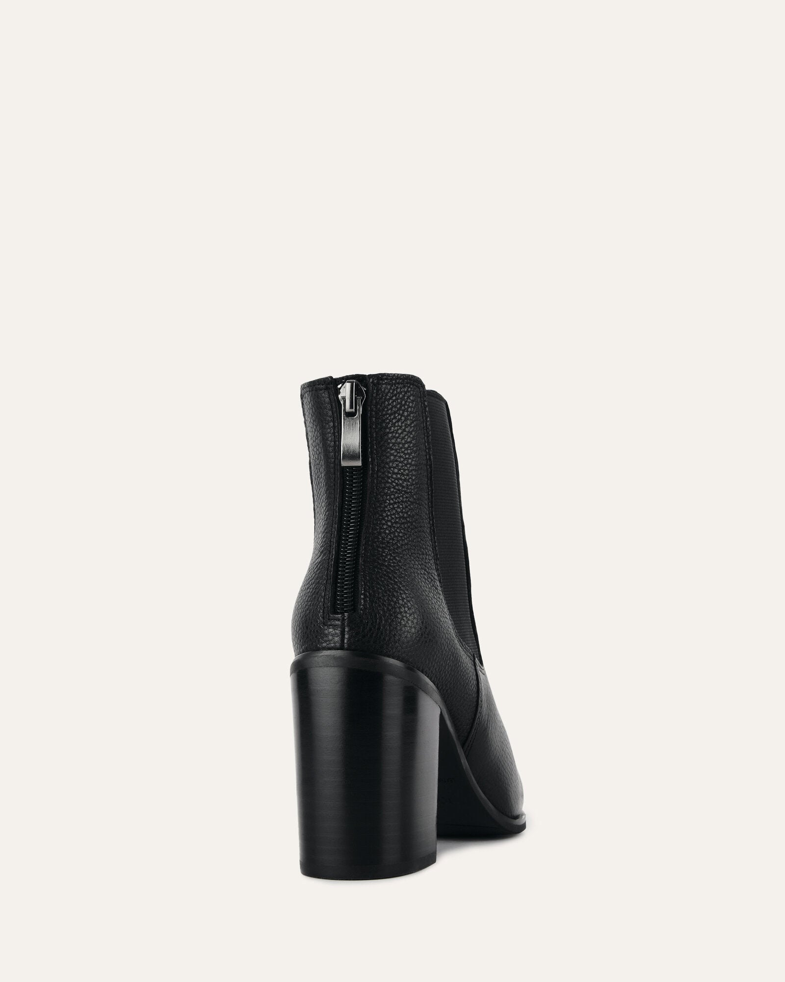 LOVER HIGH ANKLE BOOTS BLACK LEATHER image
