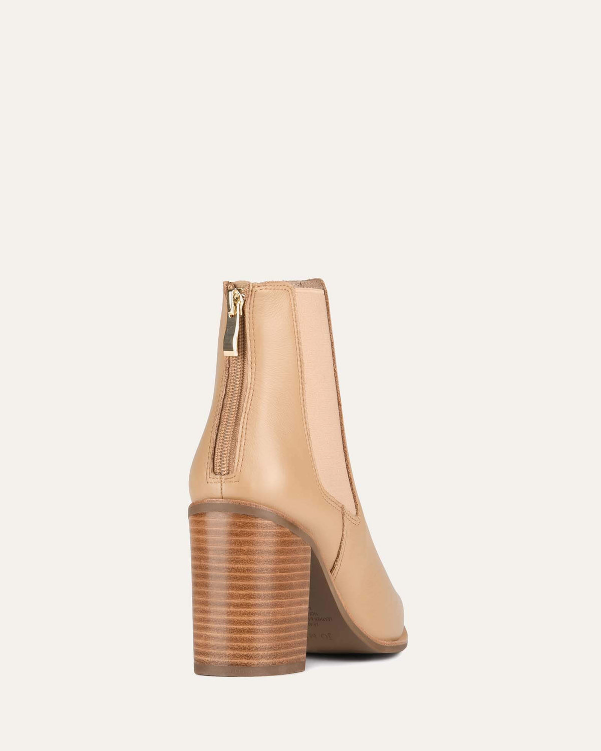LOVER HIGH ANKLE BOOTS TAN LEATHER