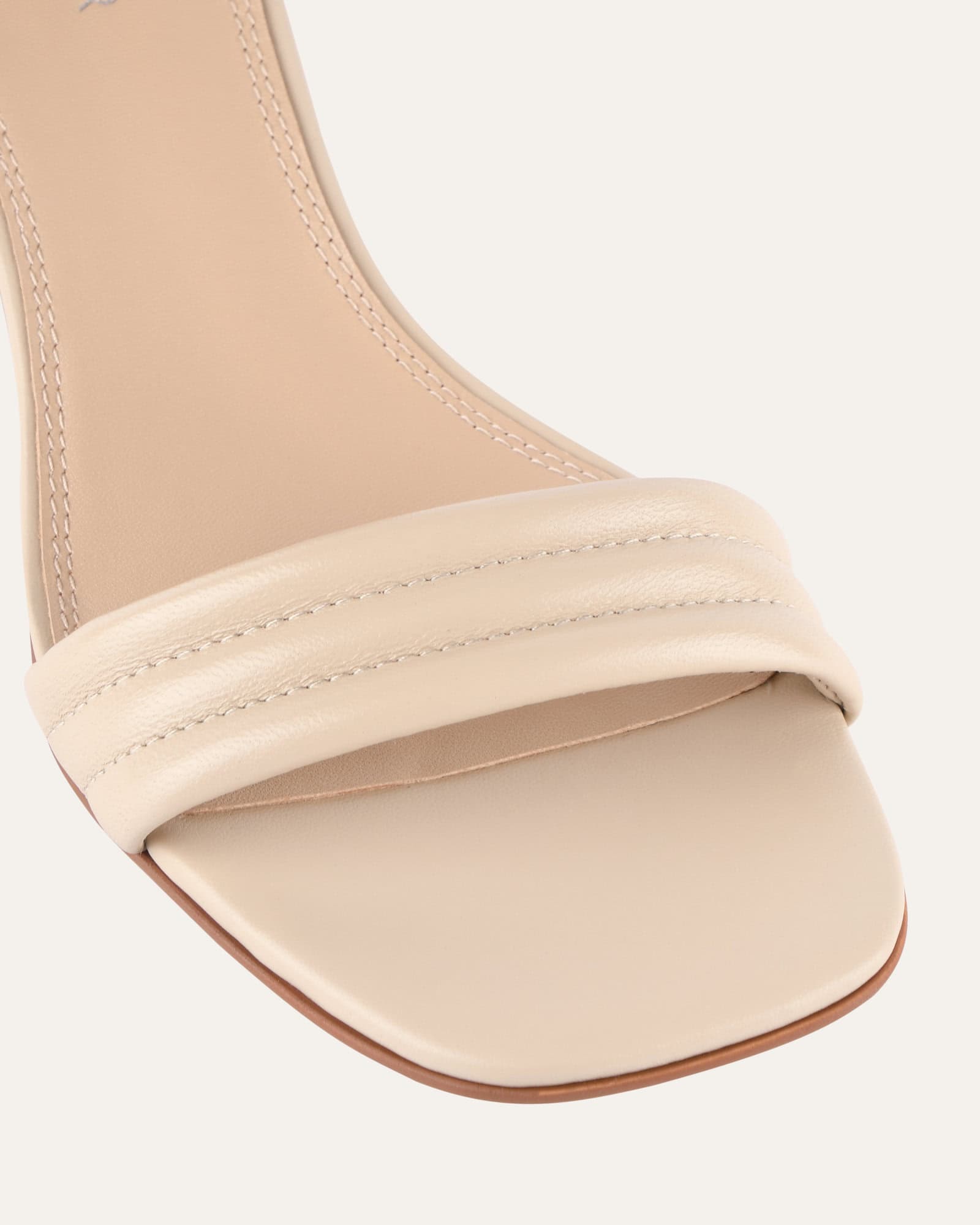 LYRIC MID HEEL SANDALS SAND LEATHER image