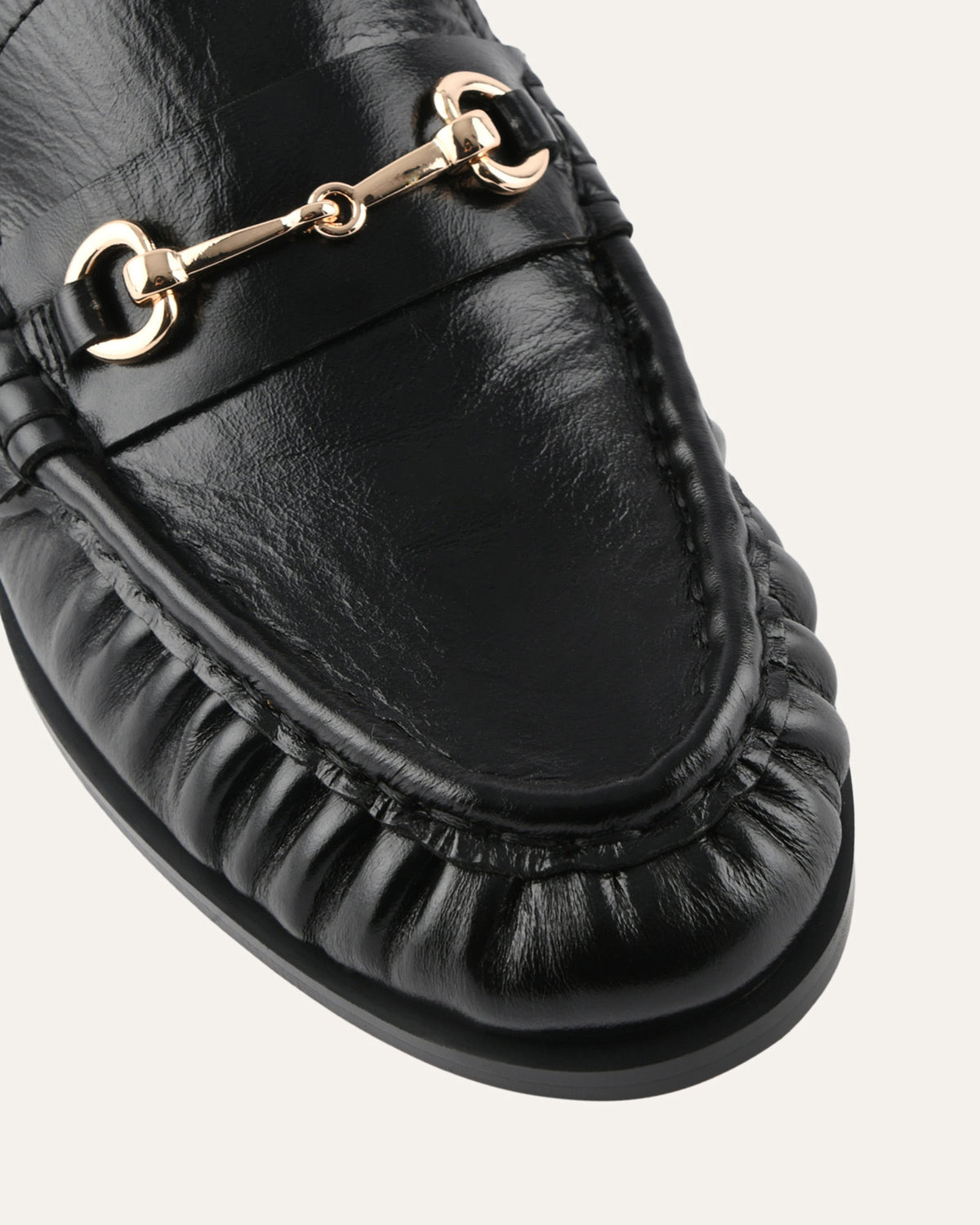 MAGGIE LOAFERS BLACK LEATHER