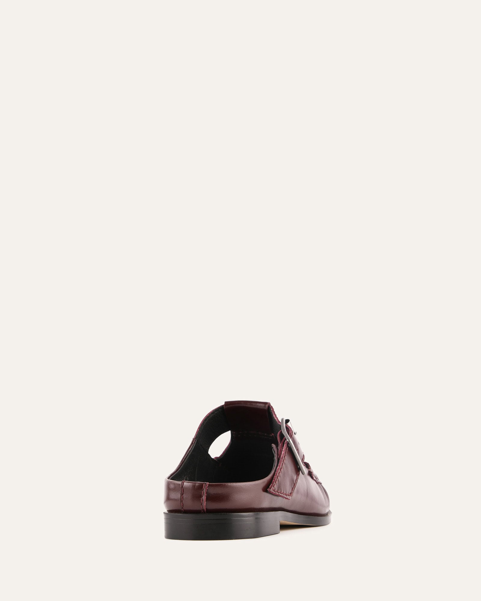 MALIA LOAFERS DARK MERLOT LEATHER image