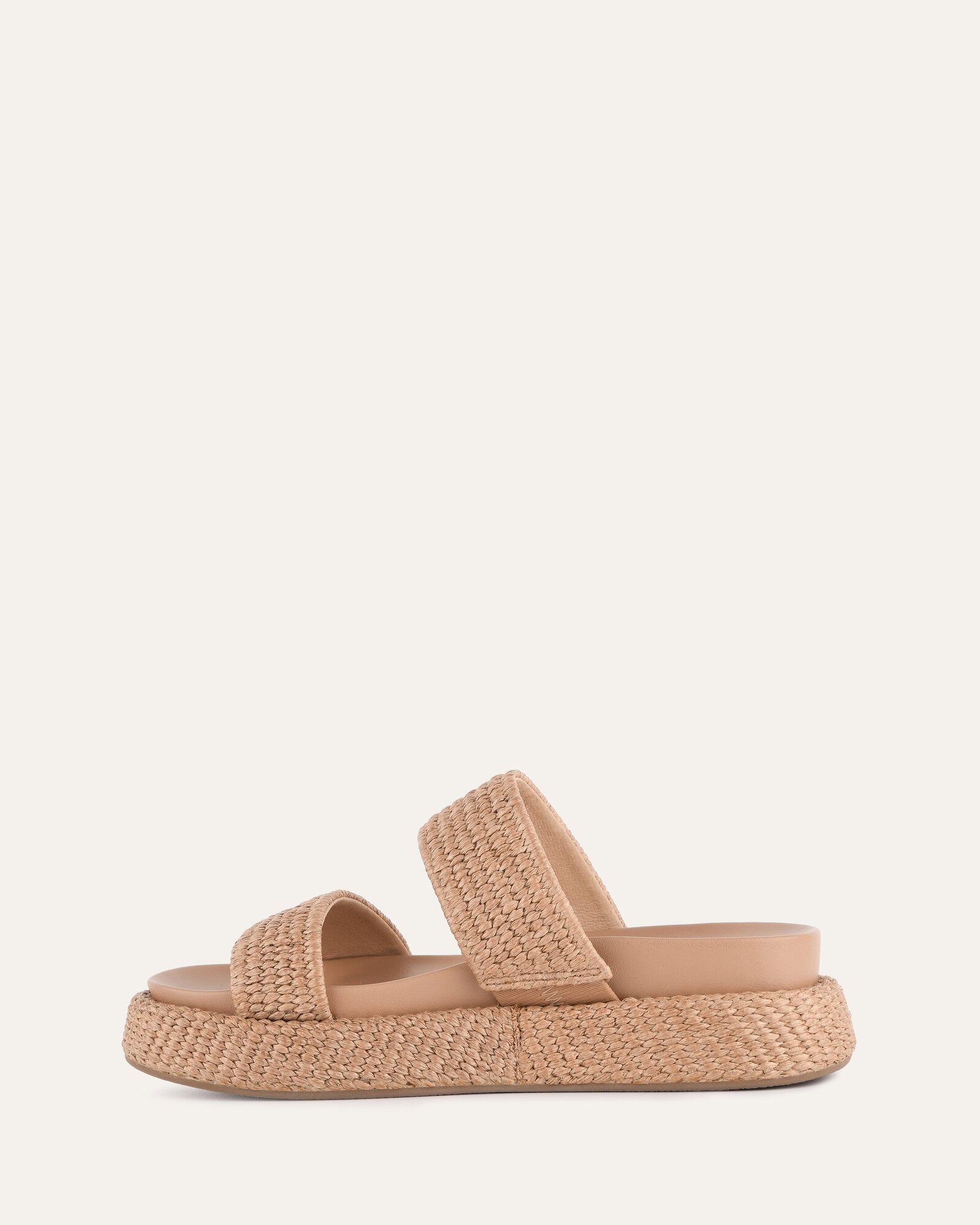 MARCO FLAT SANDALS TAN RAFFIA image