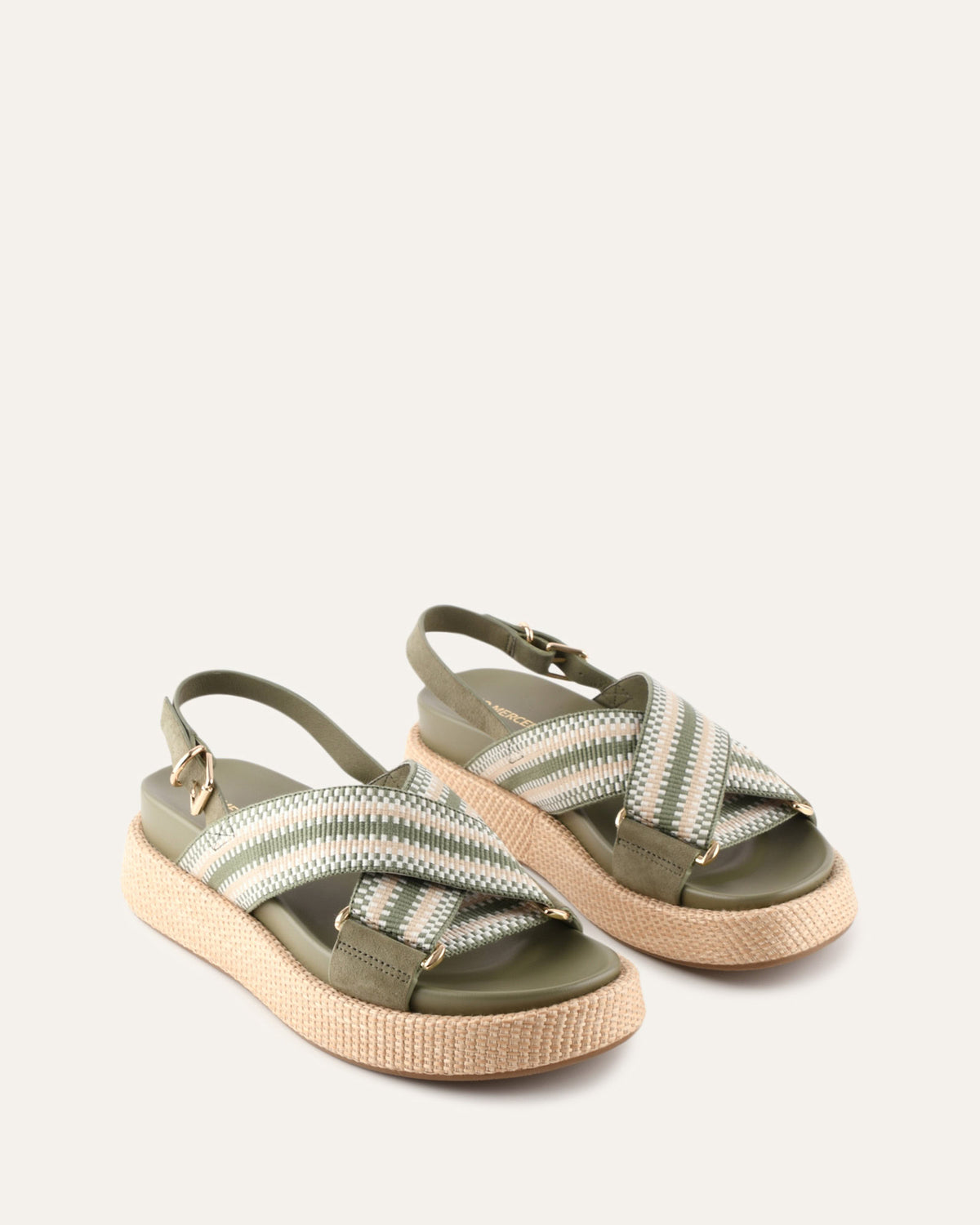 MARLEY FLAT SANDALS SAGE MULTI