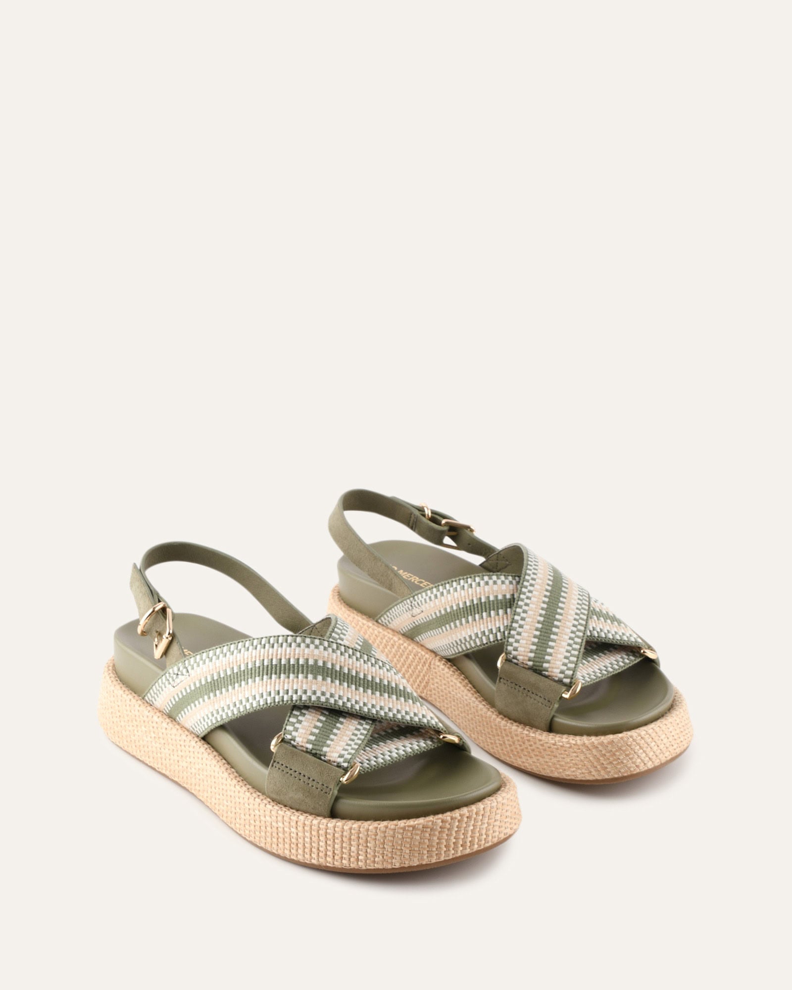 MARLEY FLAT SANDALS SAGE MULTI image