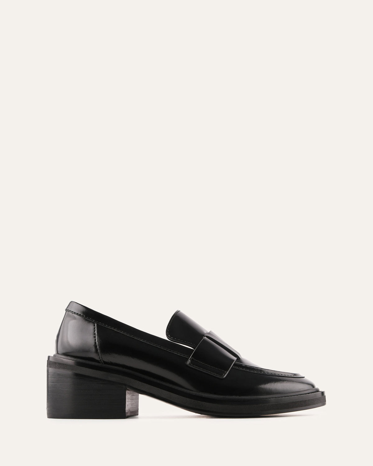 MATTHIAS LOW HEELS BLACK LEATHER