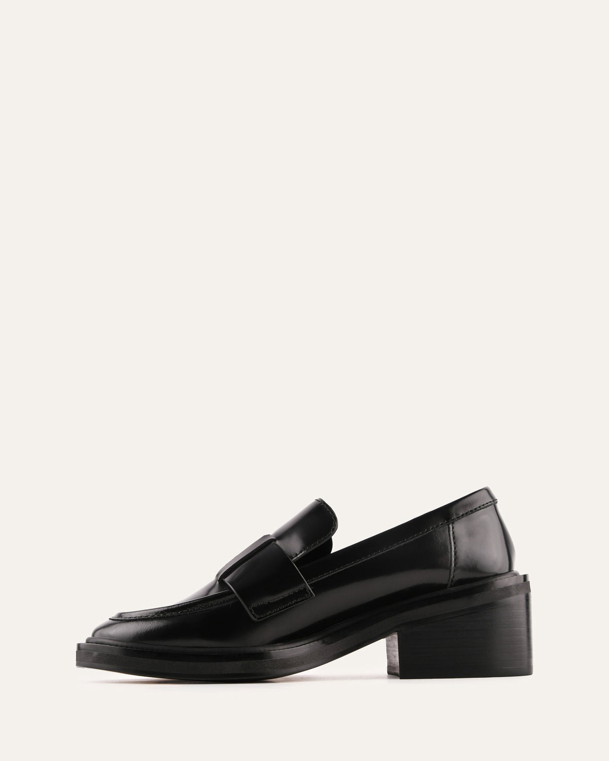 MATTHIAS LOW HEELS BLACK LEATHER
