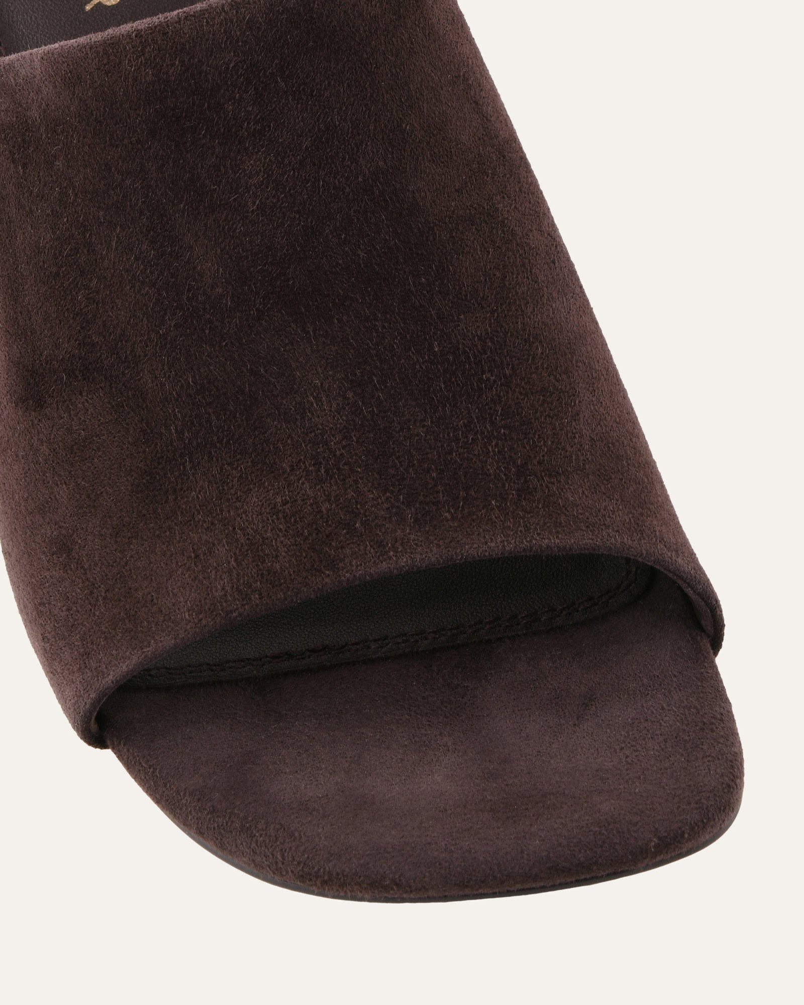 MENA MID HEEL SANDALS BITTER CHOC SUEDE image