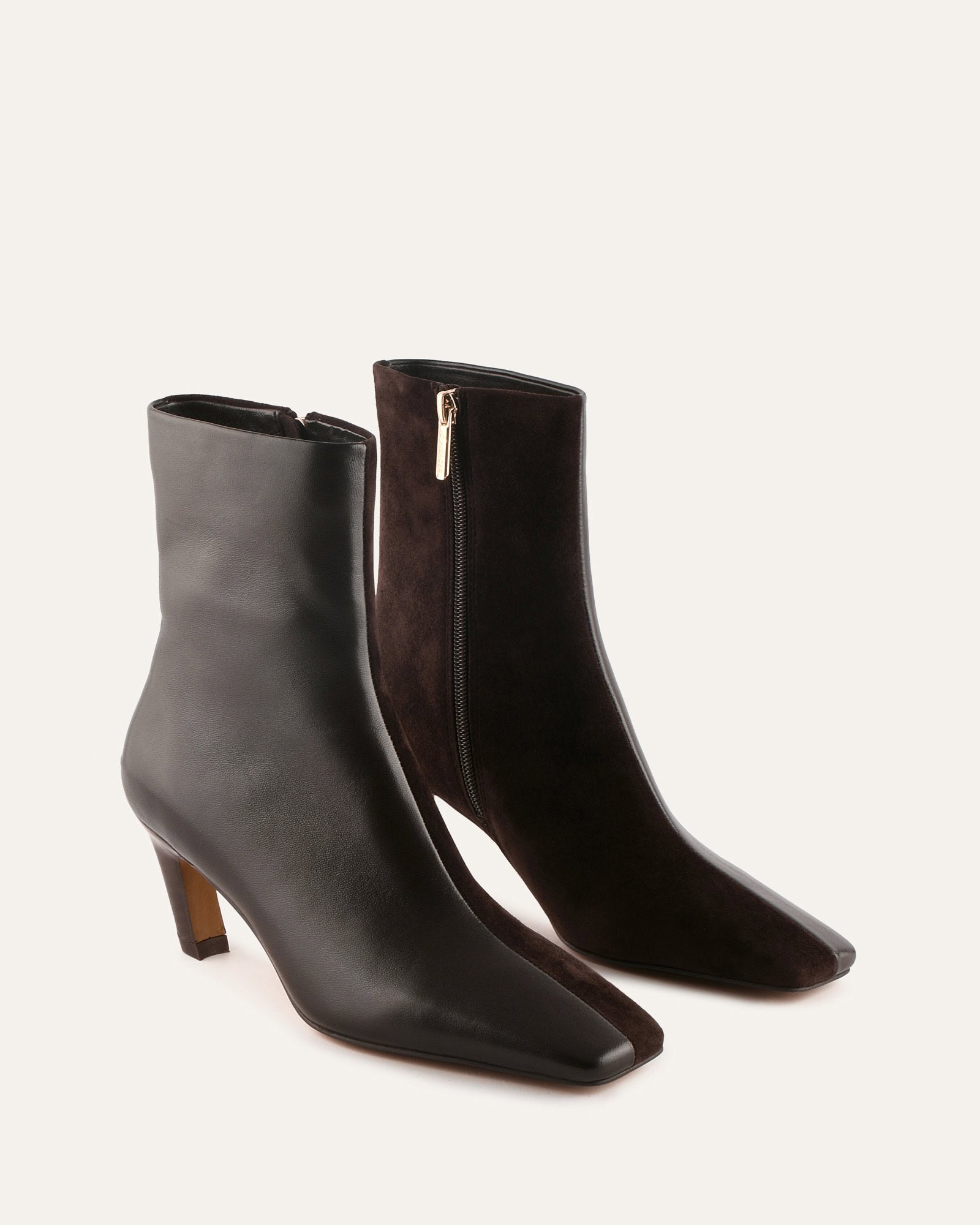 MILLER MID ANKLE BOOTS BITTER CHOC MULTI image