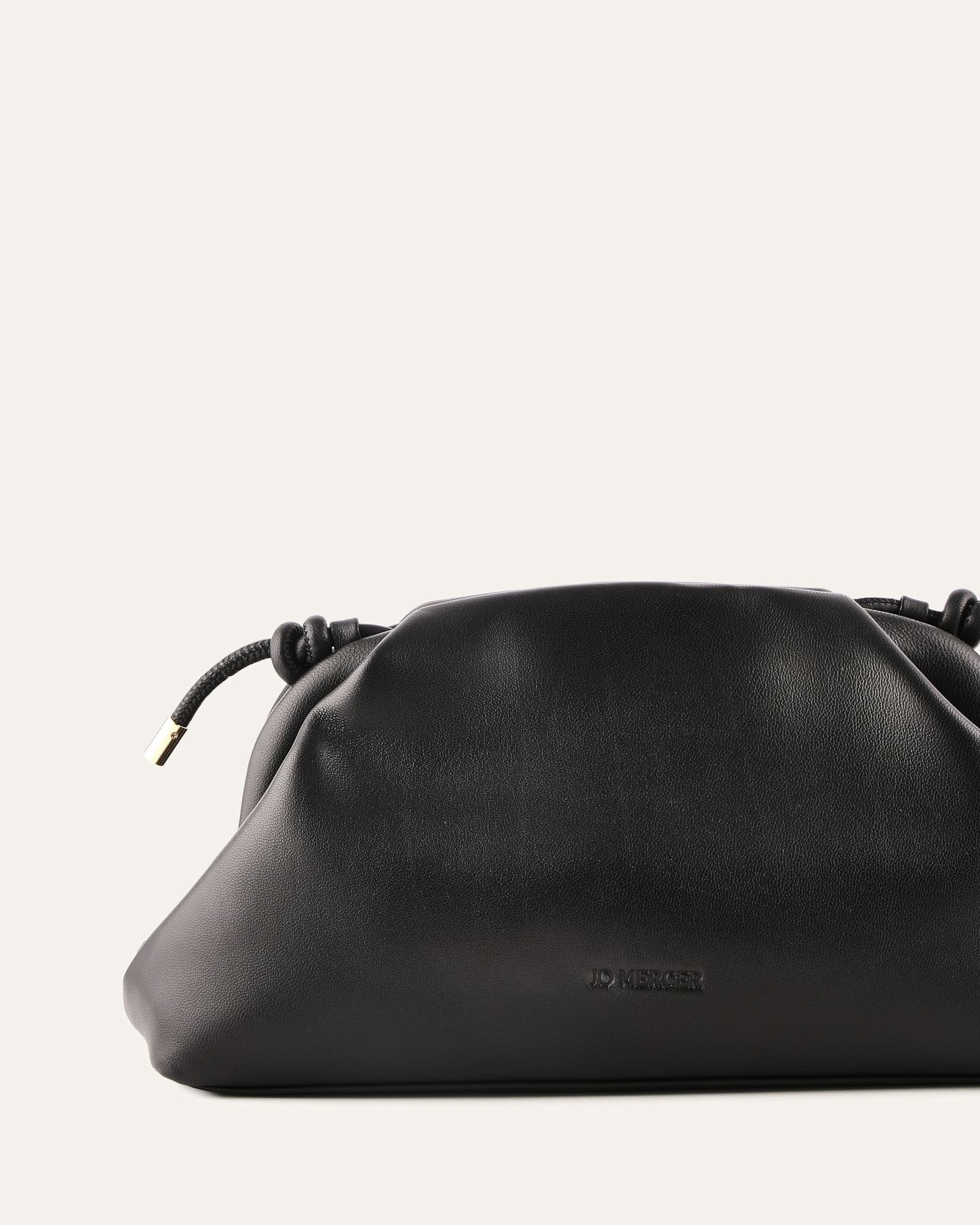 MILLY CROSSBODY BAG BLACK LEATHER image