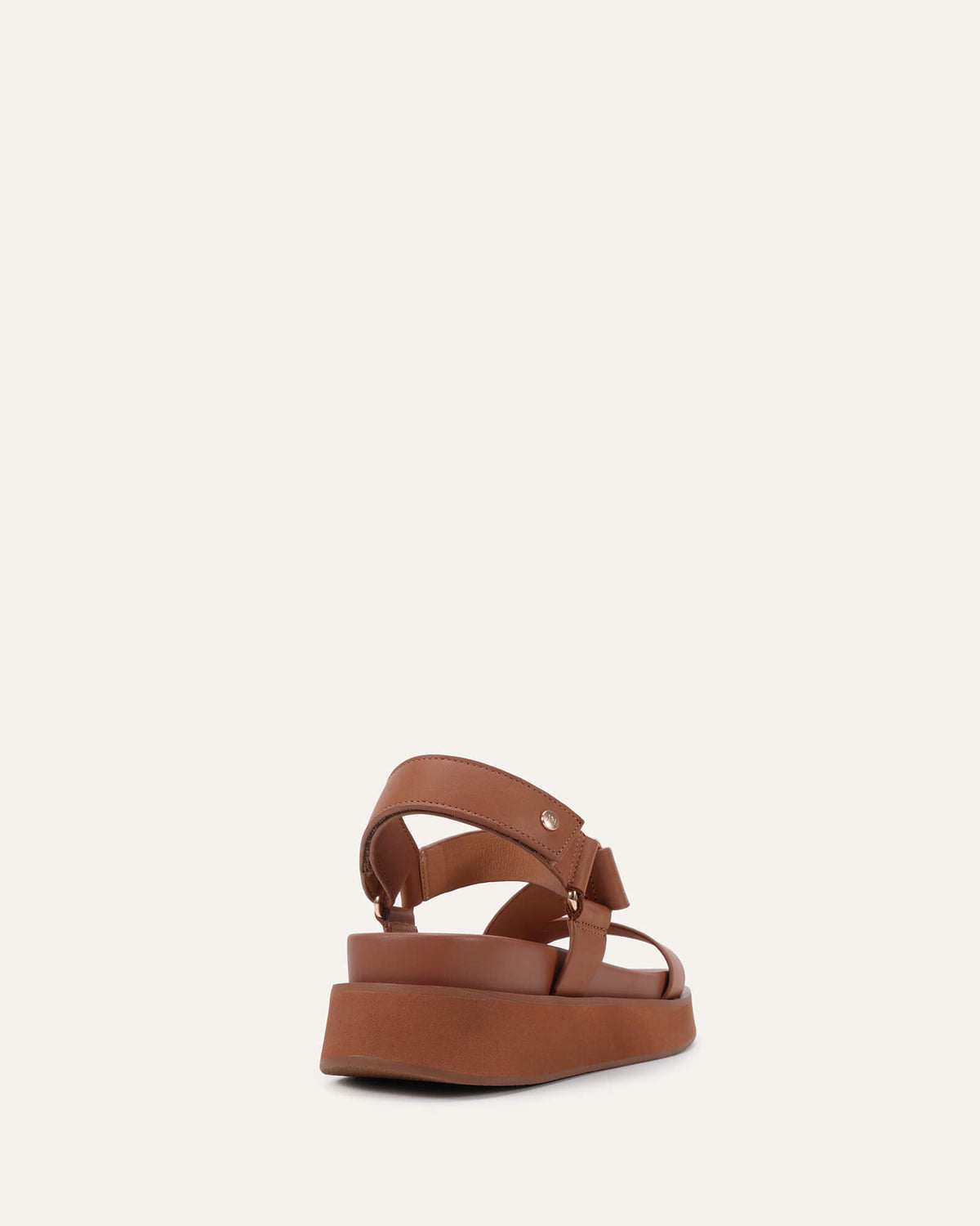 MIRANDA FLAT SANDALS TUSCAN TAN LEATHER