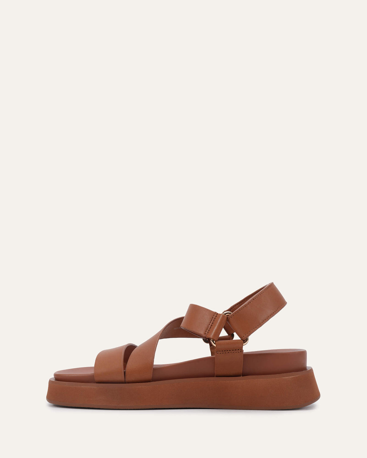 MIRANDA FLAT SANDALS TUSCAN TAN LEATHER
