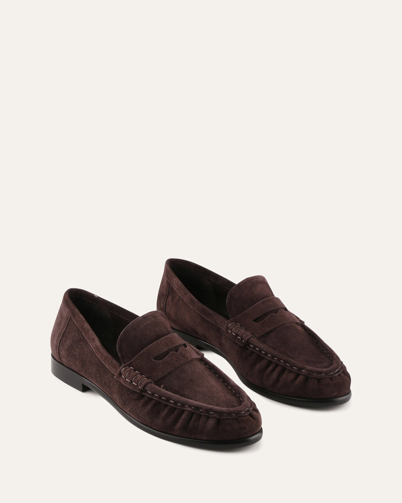 MYRTLE LOAFERS BITTER CHOC SUEDE image