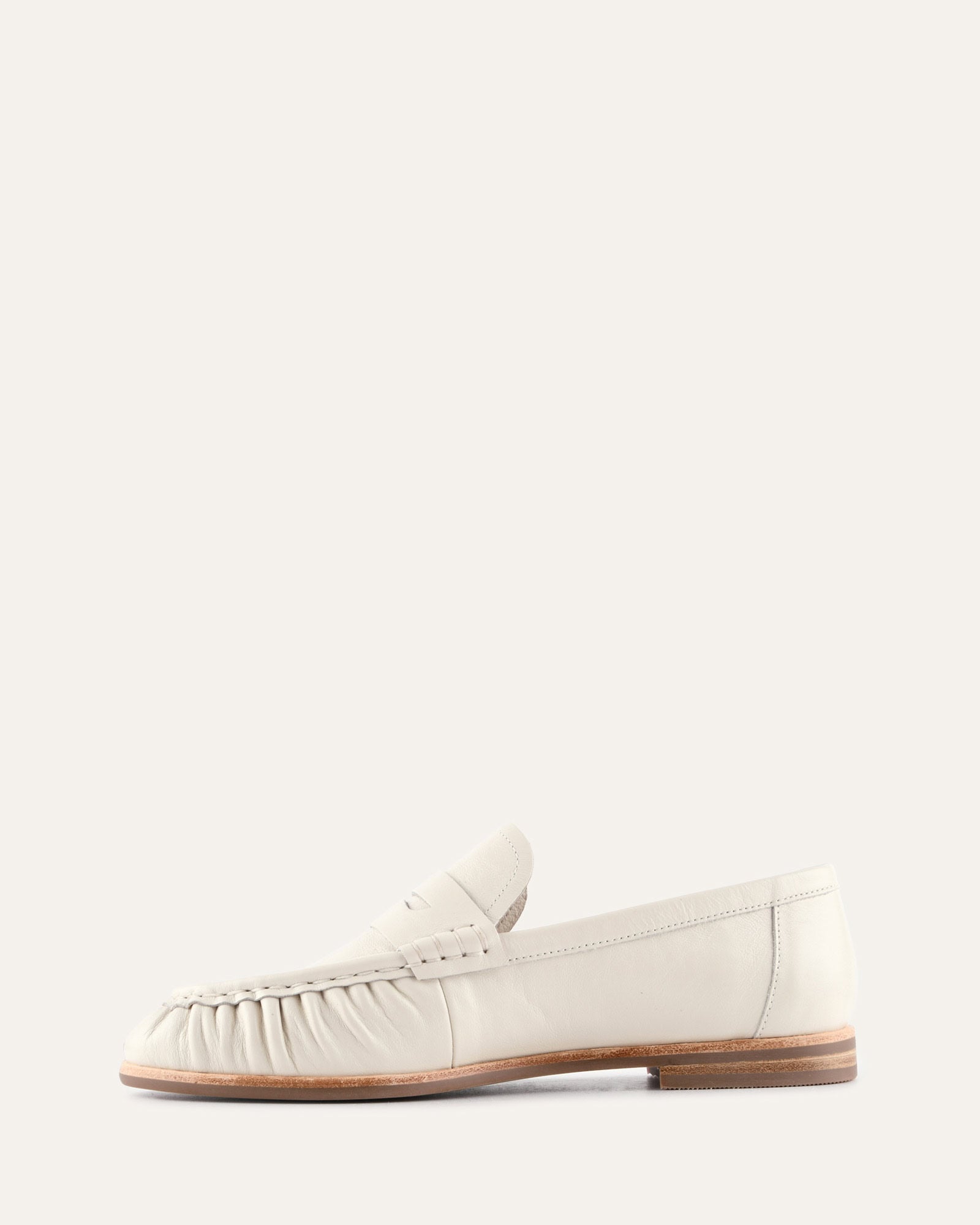 MYRTLE LOAFERS OFF WHITE LEATHER image