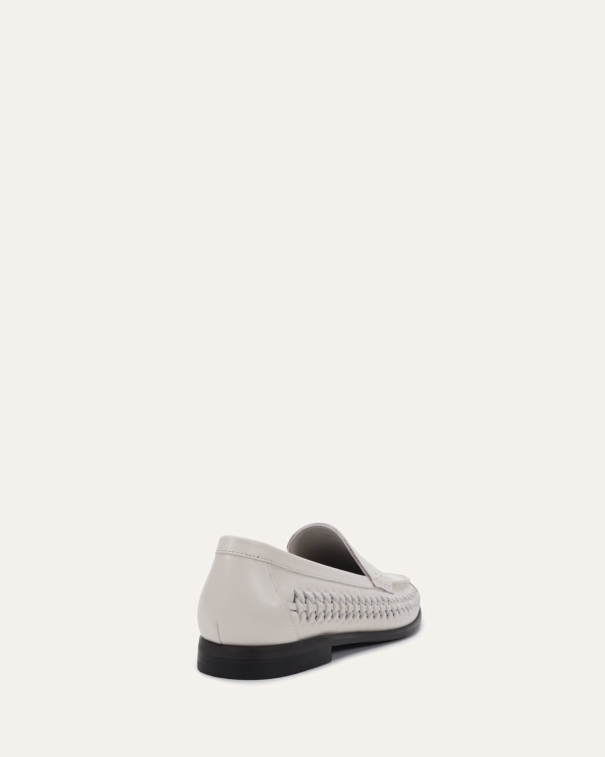 NELSON LOAFERS MILK WHITE LEATHER