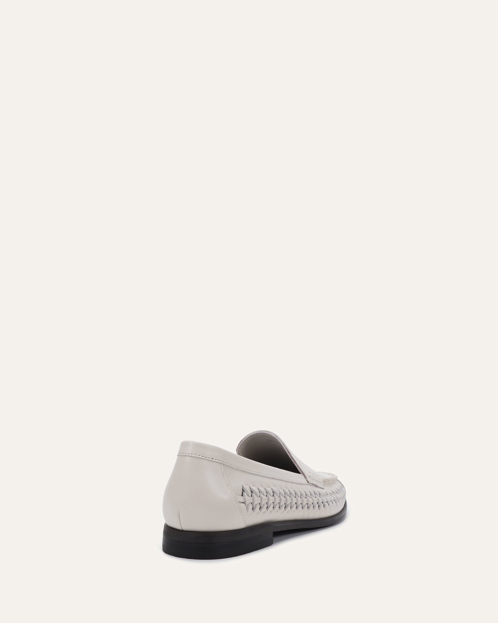 NELSON LOAFERS MILK WHITE LEATHER image