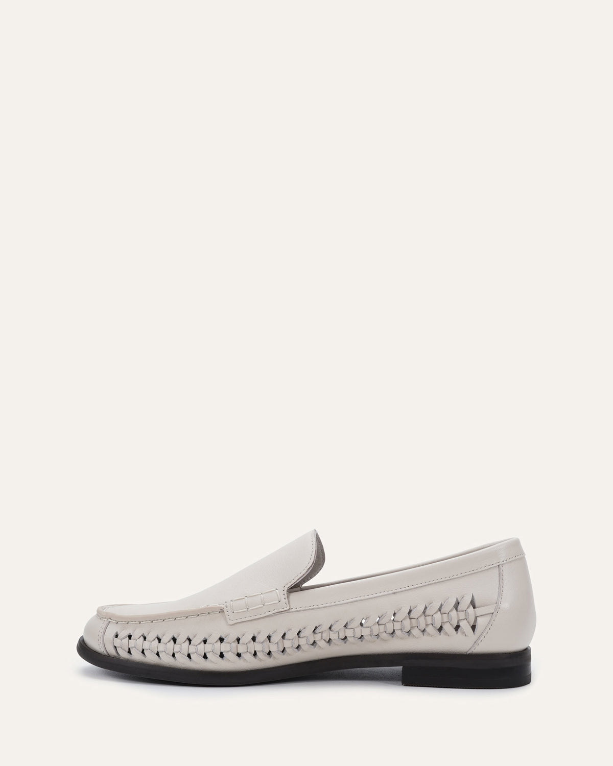 NELSON LOAFERS MILK WHITE LEATHER