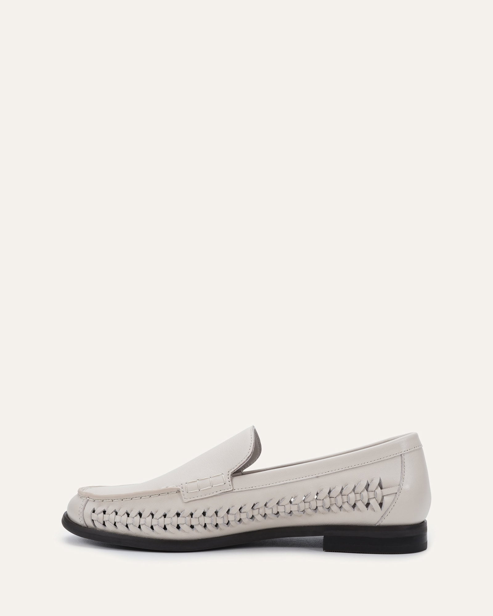 NELSON LOAFERS MILK WHITE LEATHER image