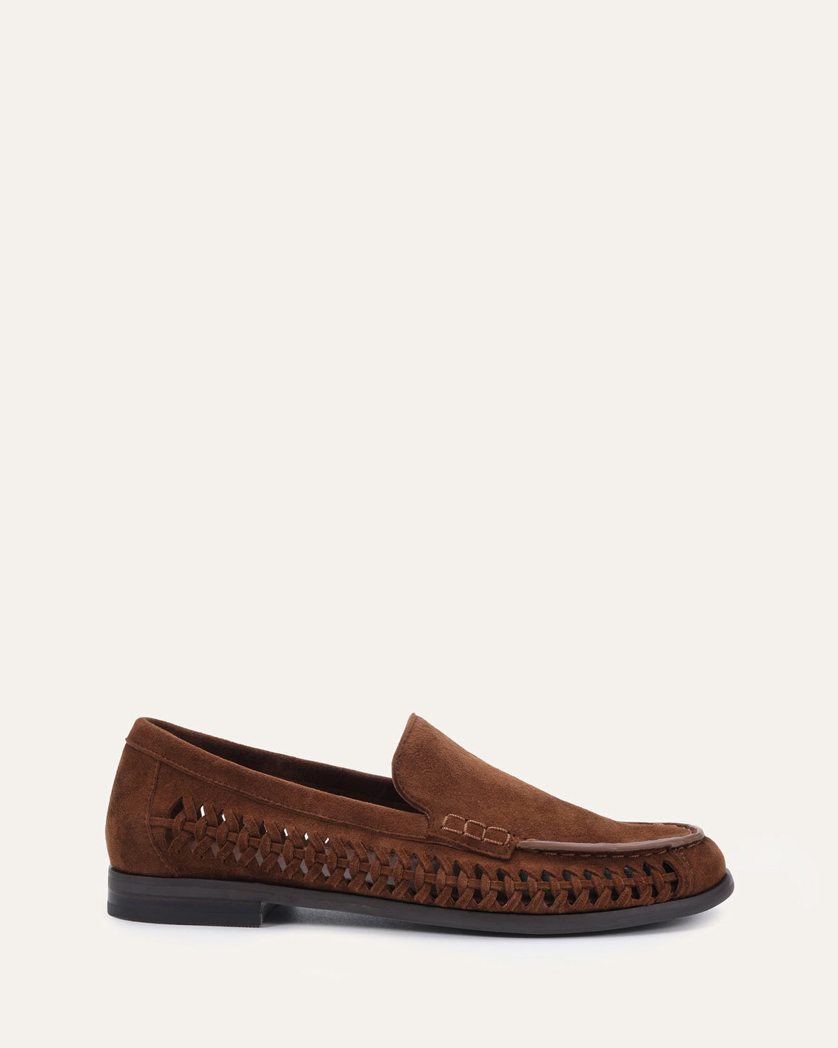 NELSON LOAFERS PECAN SUEDE