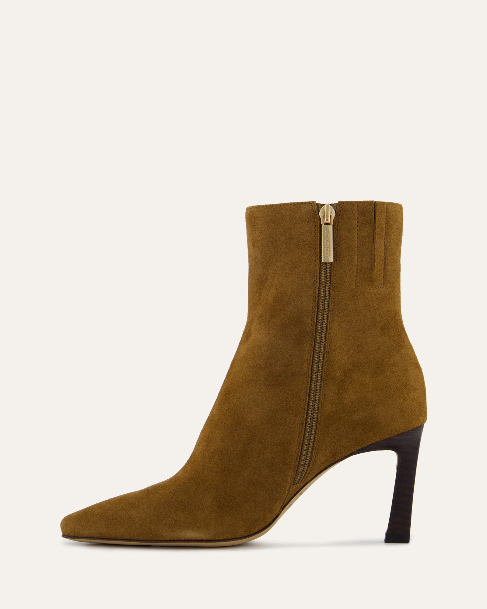 NESSIE MID ANKLE BOOTS BISCUIT SUEDE image