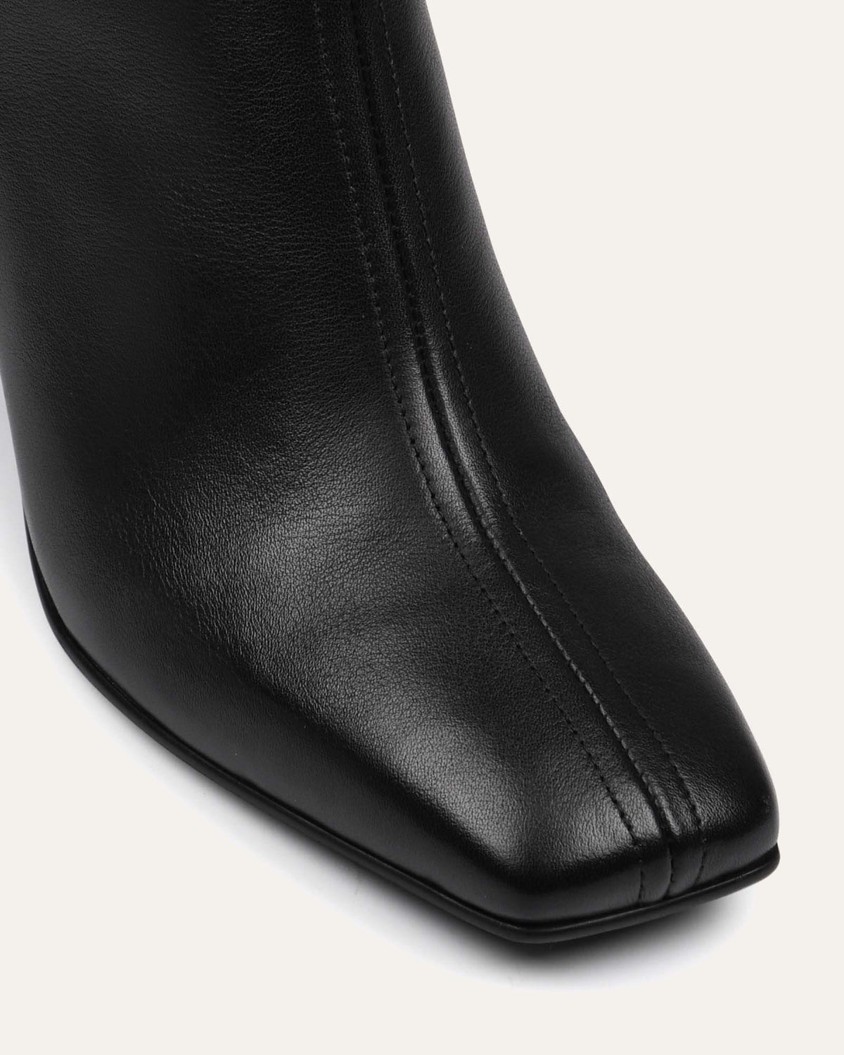 NEVADA MID ANKLE BOOTS BLACK LEATHER