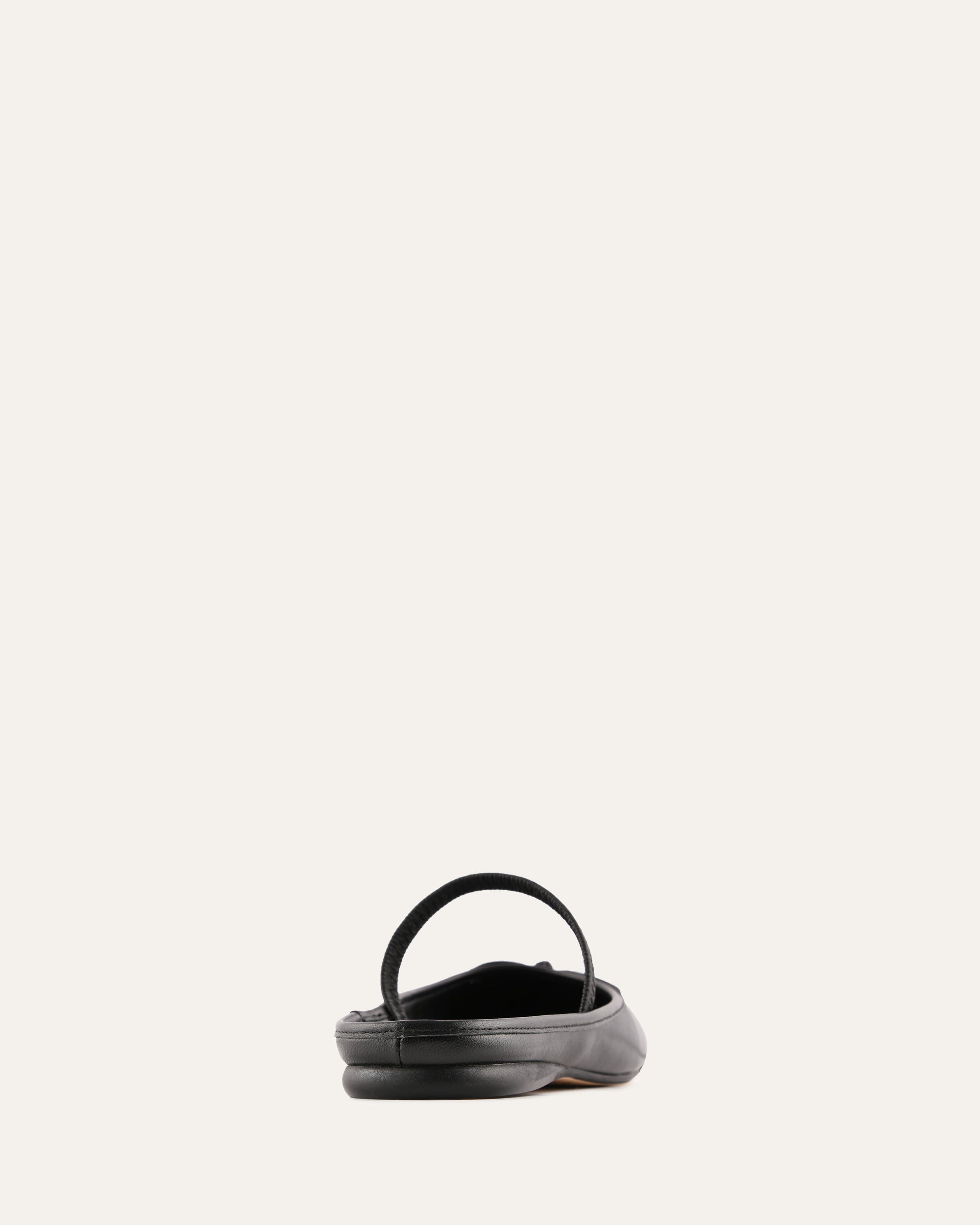 NOVA CASUAL FLATS BLACK LEATHER image