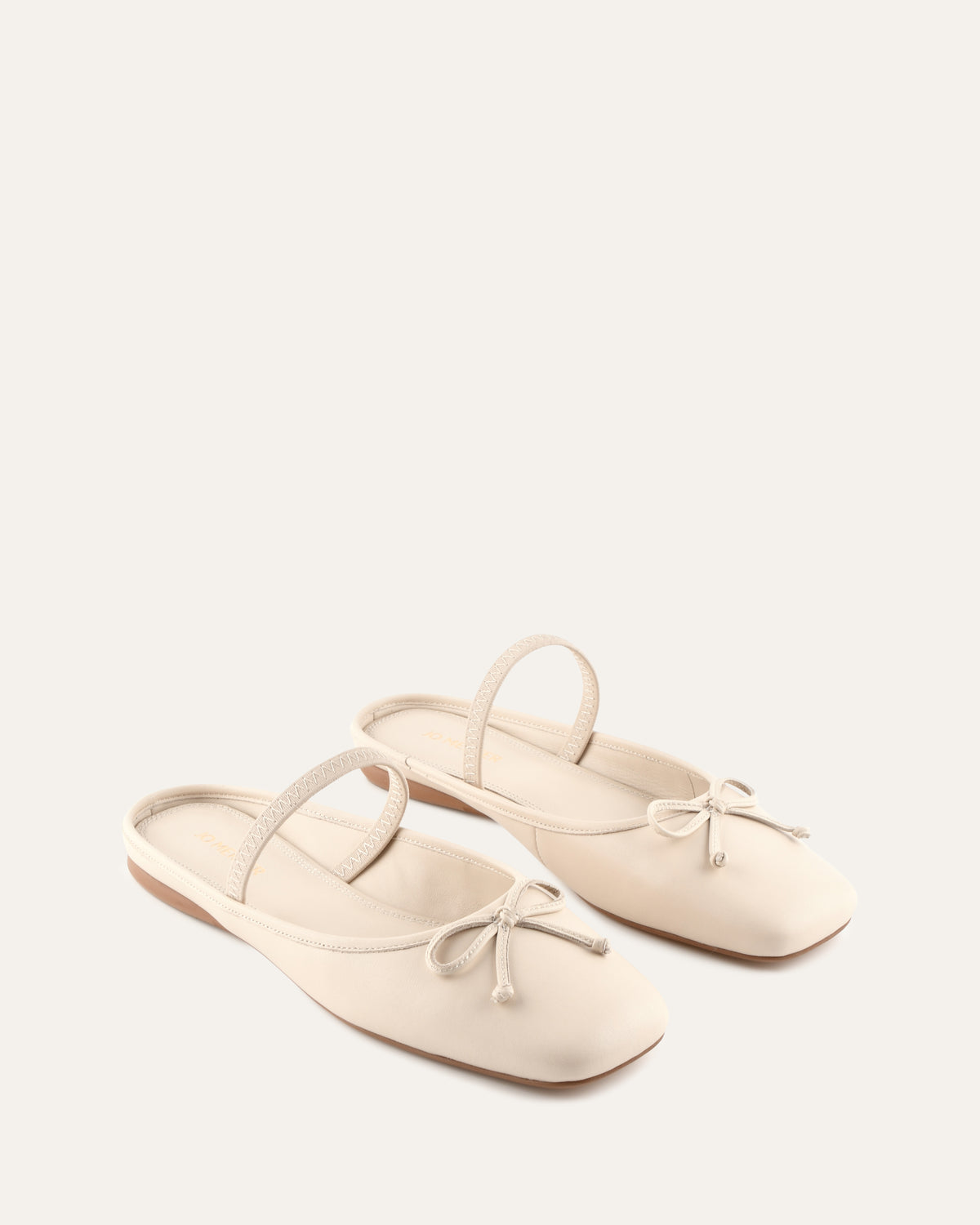 NOVA CASUAL FLATS OFF WHITE LEATHER