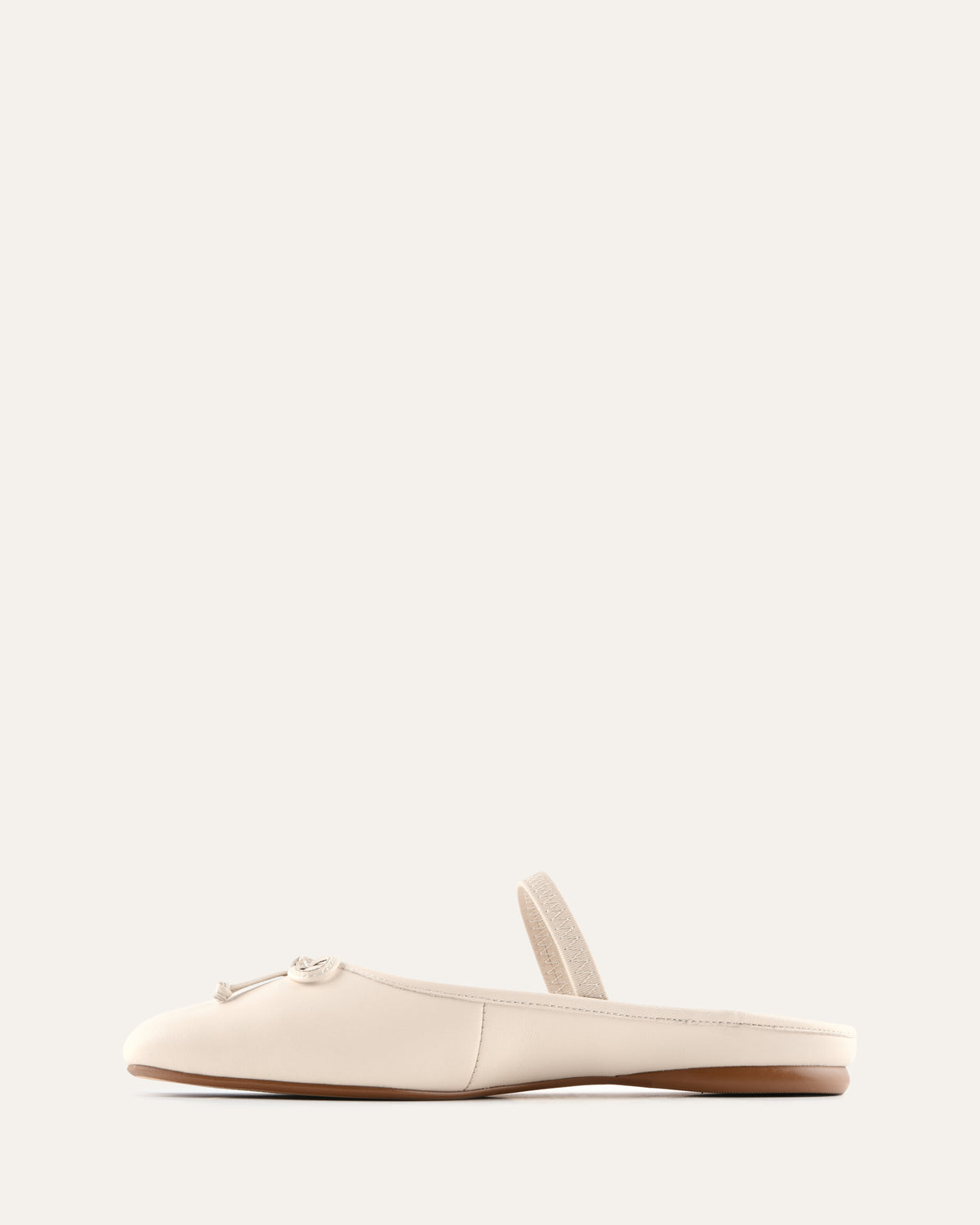 NOVA CASUAL FLATS OFF WHITE LEATHER