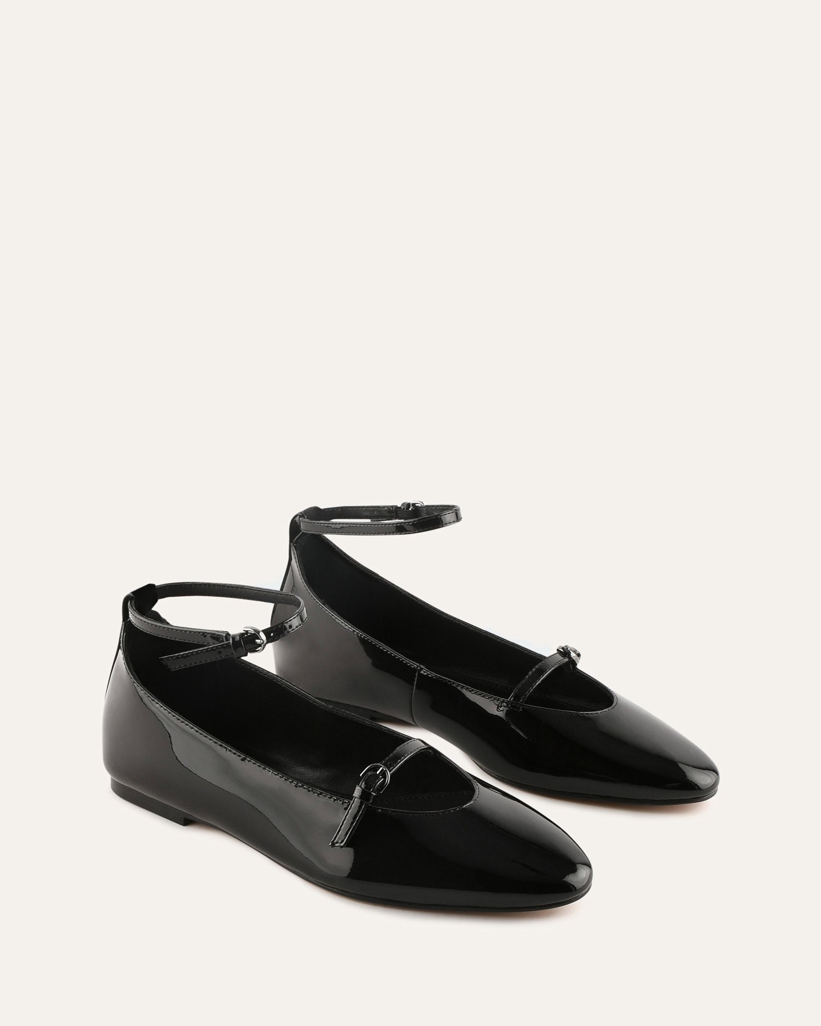 OAKLAND DRESS FLATS BLACK PATENT image
