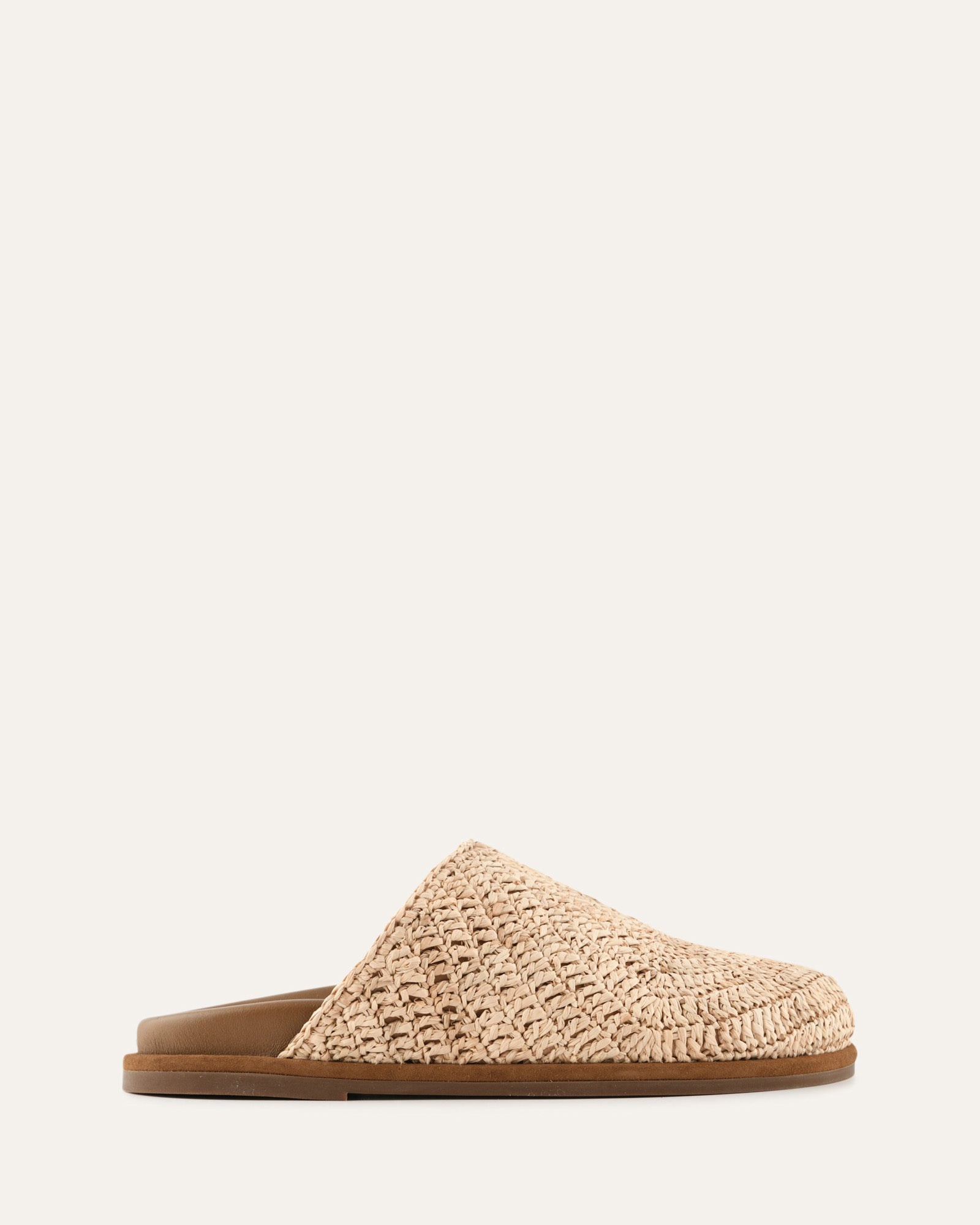 OCEAN FLAT SLIDES NATURAL RAFFIA image