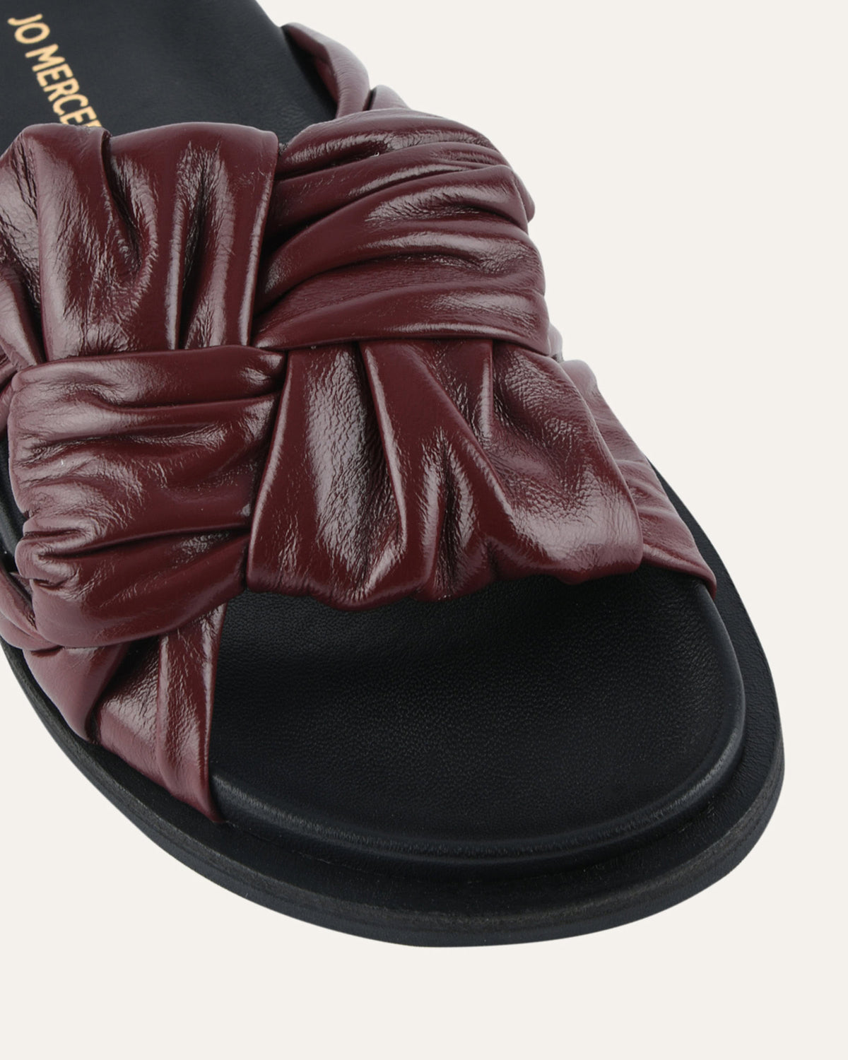 OLLIE FLAT SANDALS MULBERRY LEATHER