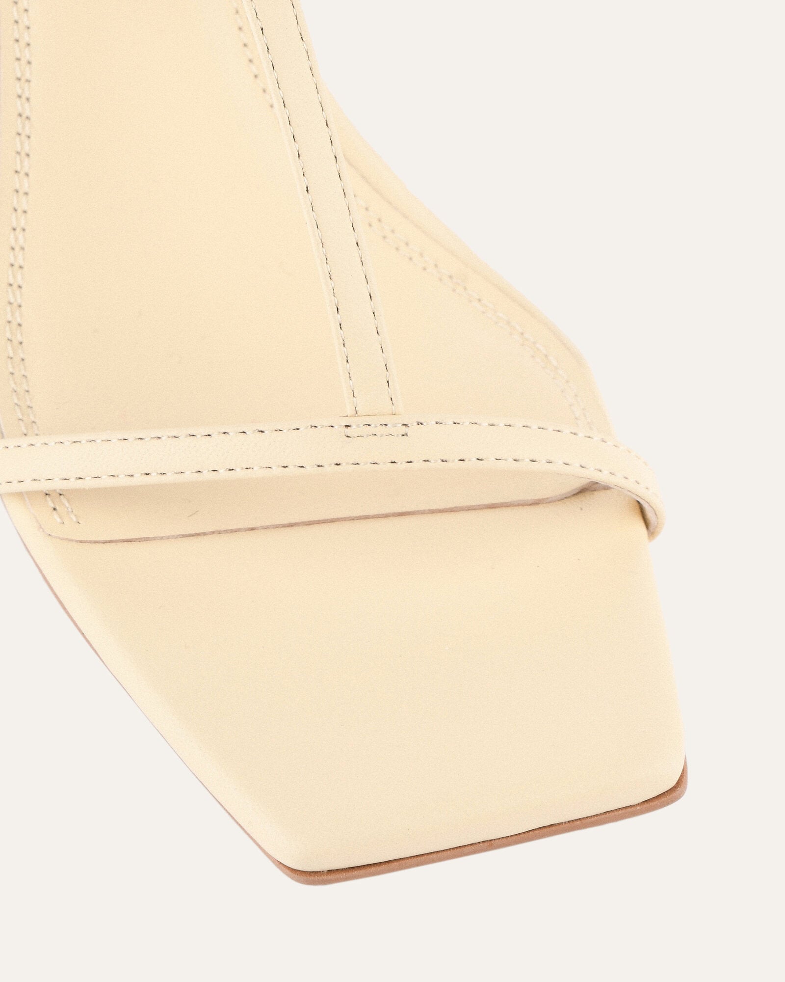 OPHELIA MID HEEL WEDGES BUTTER LEATHER image