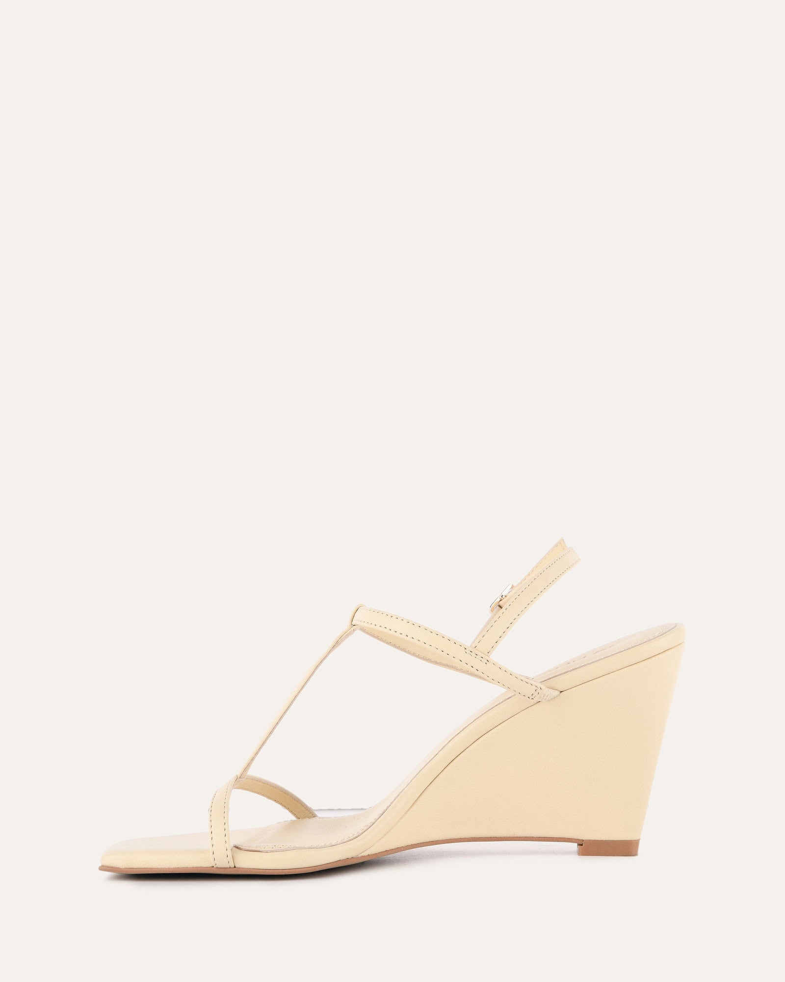 OPHELIA MID HEEL WEDGES BUTTER LEATHER image