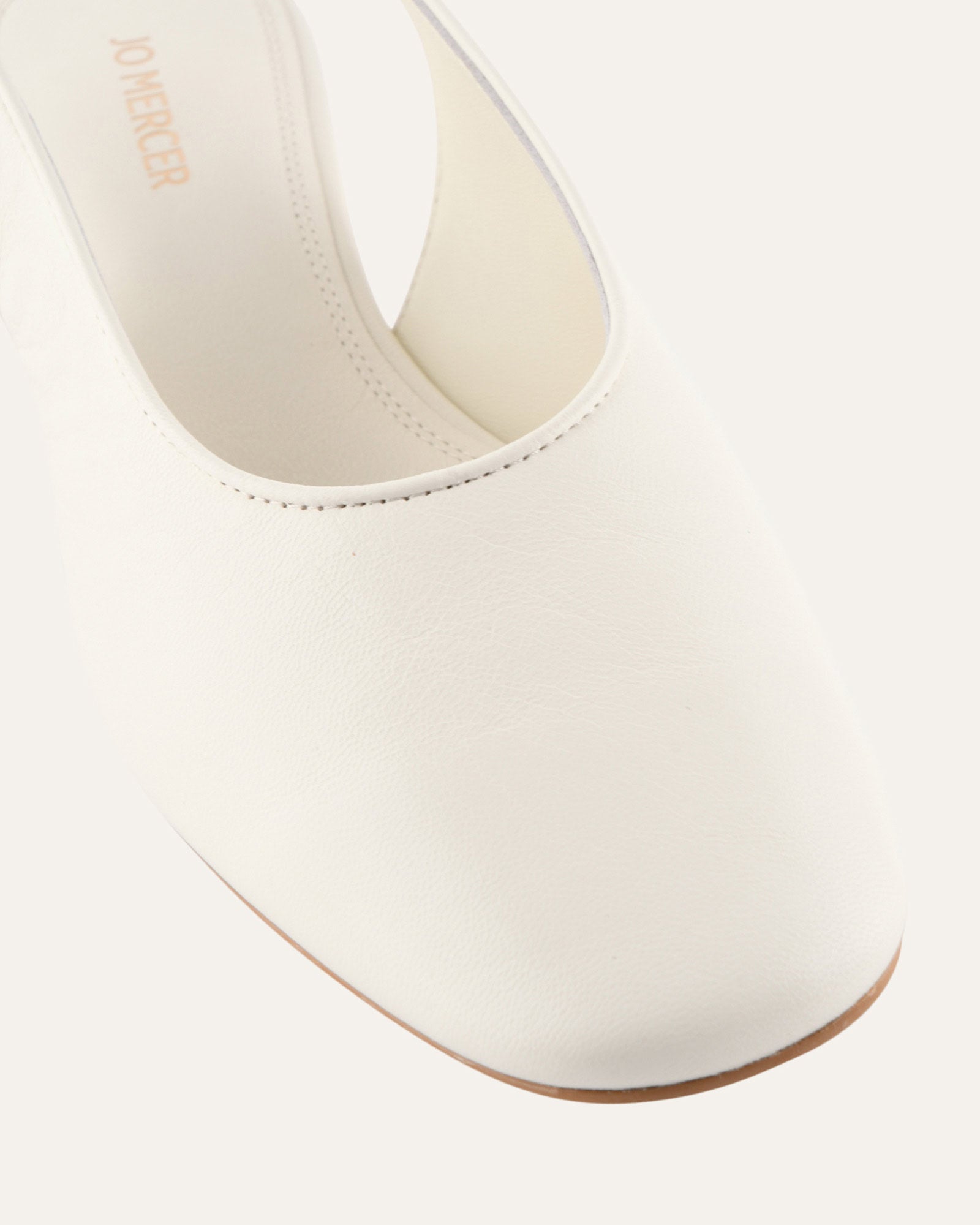 ORBIT LOW HEELS OFF WHITE LEATHER image